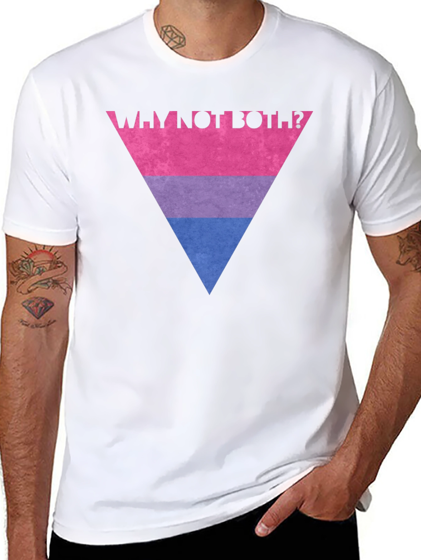 Why Not Both? Bi Pride T-Shirt