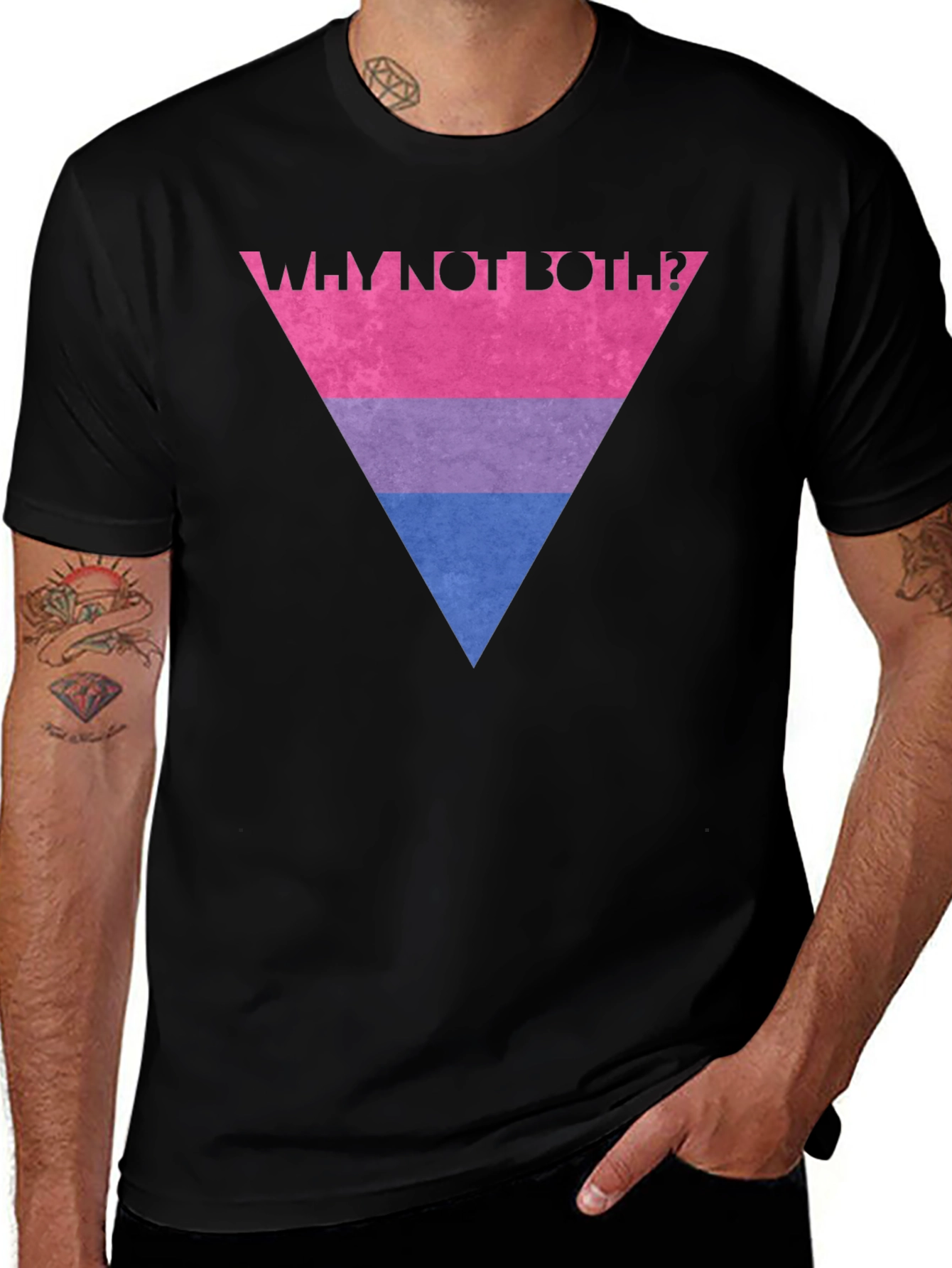 Why Not Both? Bi Pride T-Shirt