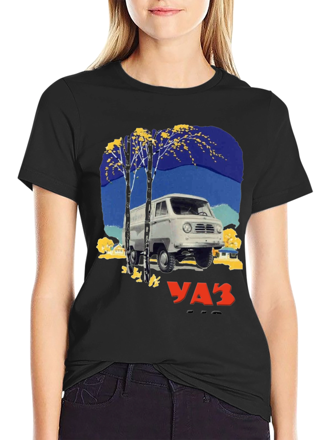 Retro UAZ Van Graphic Tee