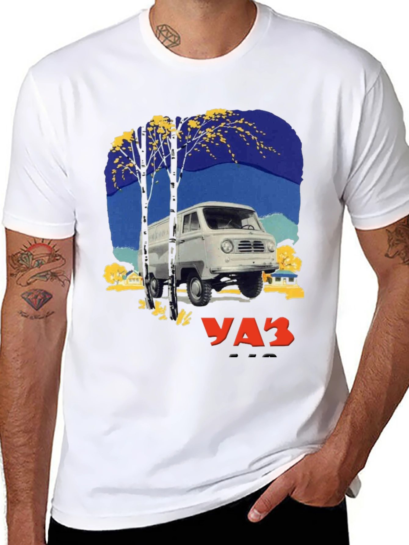 Retro UAZ Van Graphic Tee