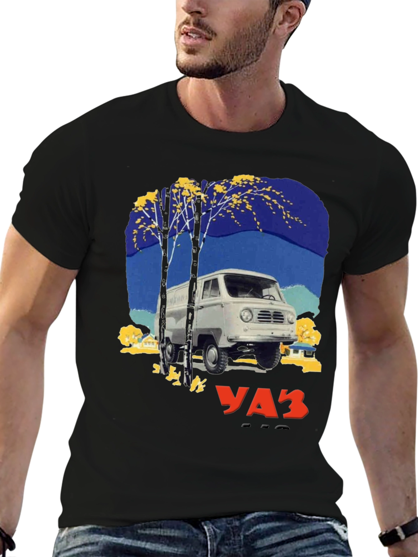 Retro UAZ Van Graphic Tee