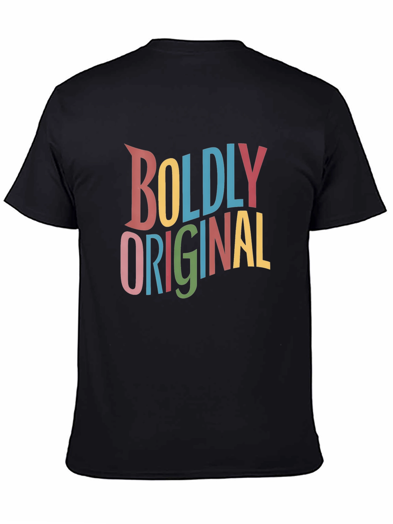 Boldly Original Graphic T-Shirt - Black Cotton Tee