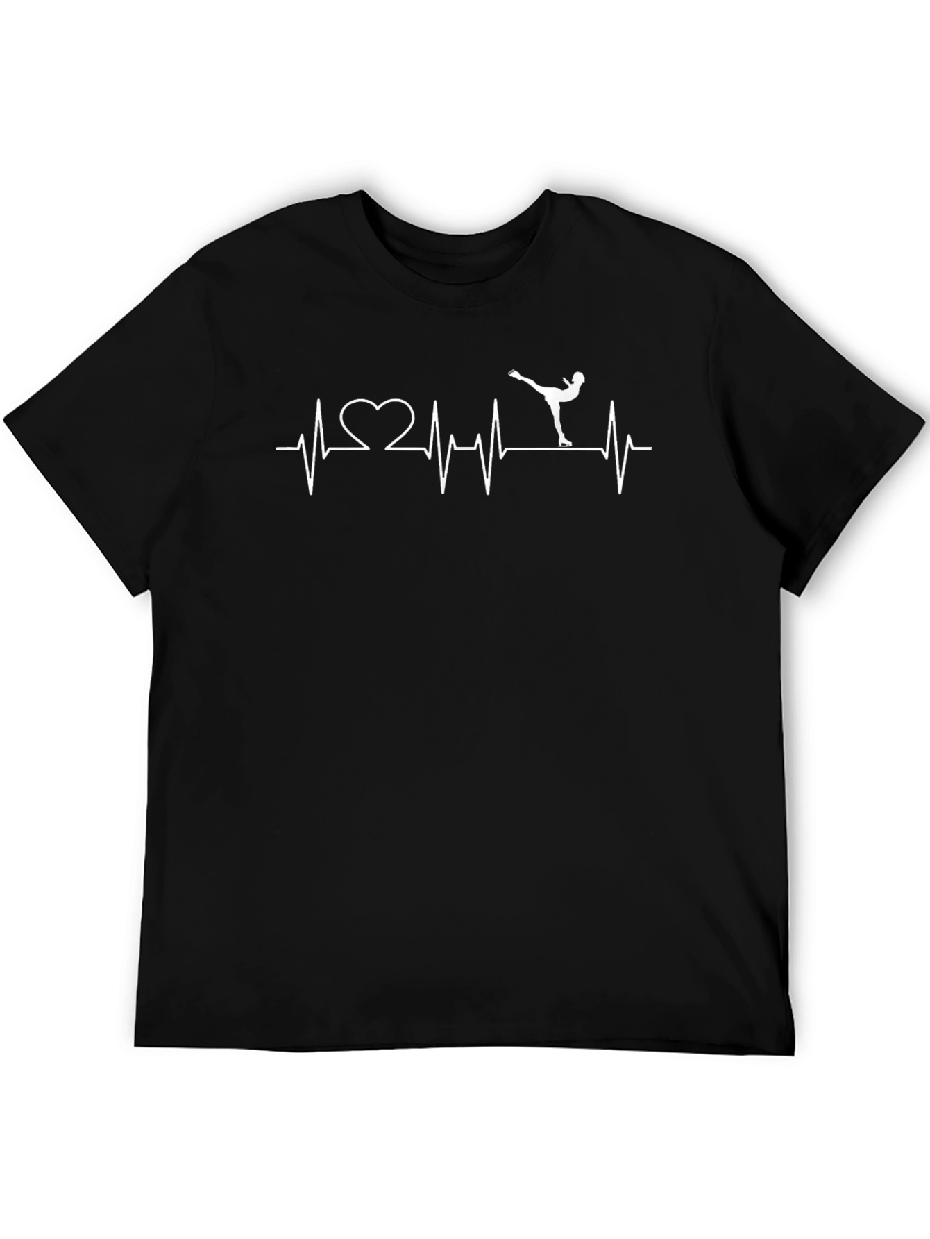 Figure Skating Heartbeat T-Shirt