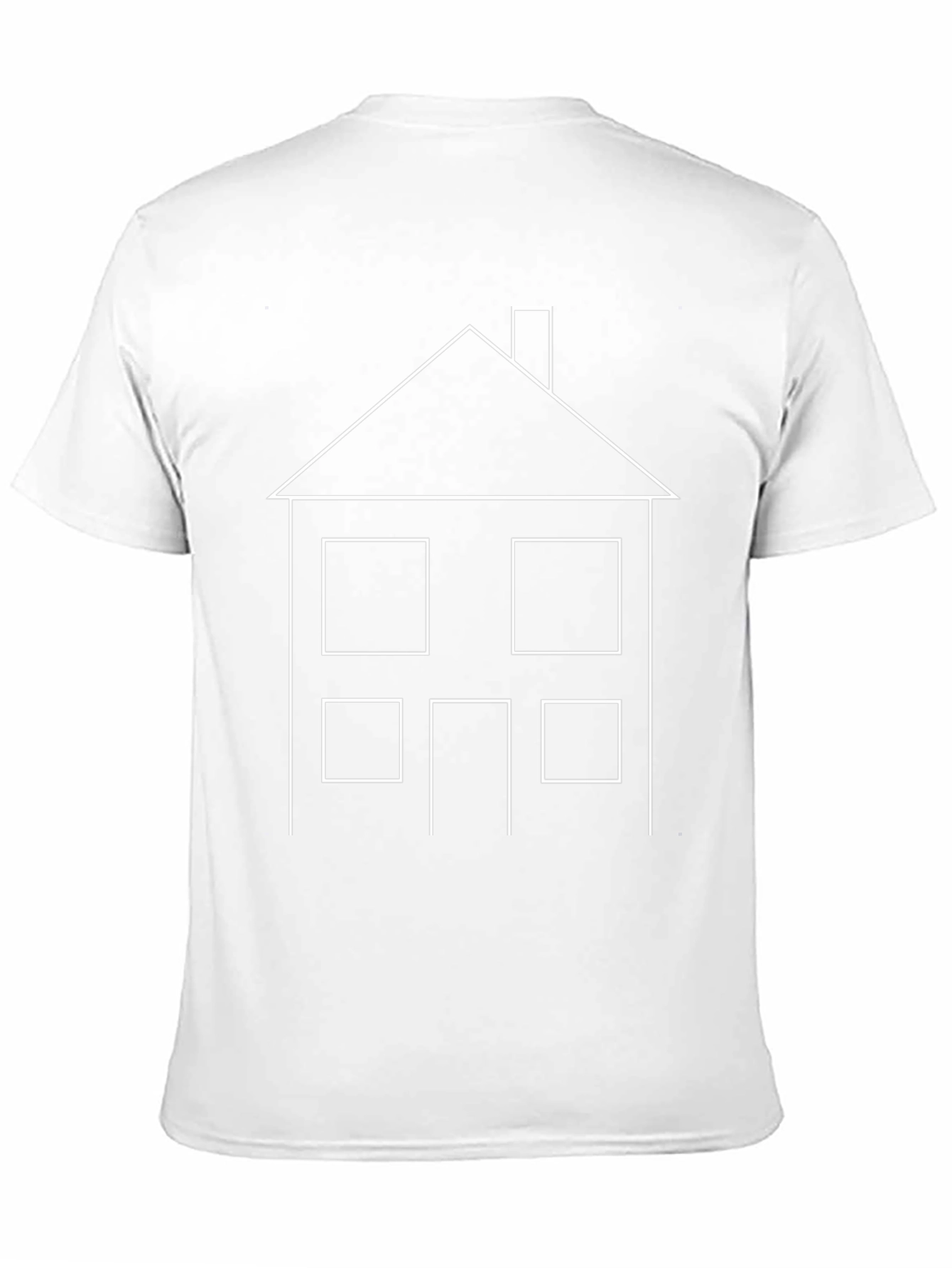 Minimalist House Graphic Tee - Modern Style