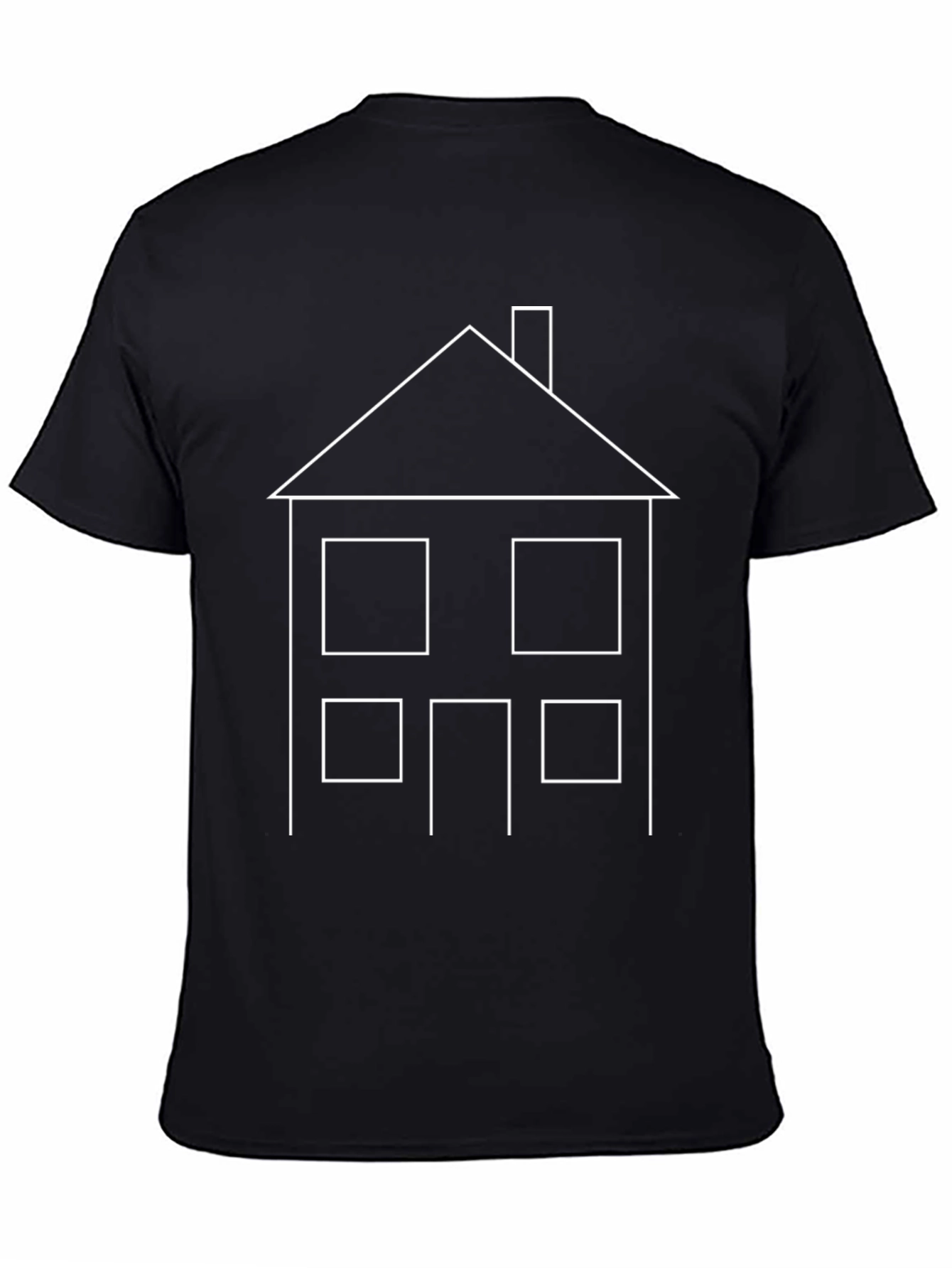 Minimalist House Graphic Tee - Modern Style
