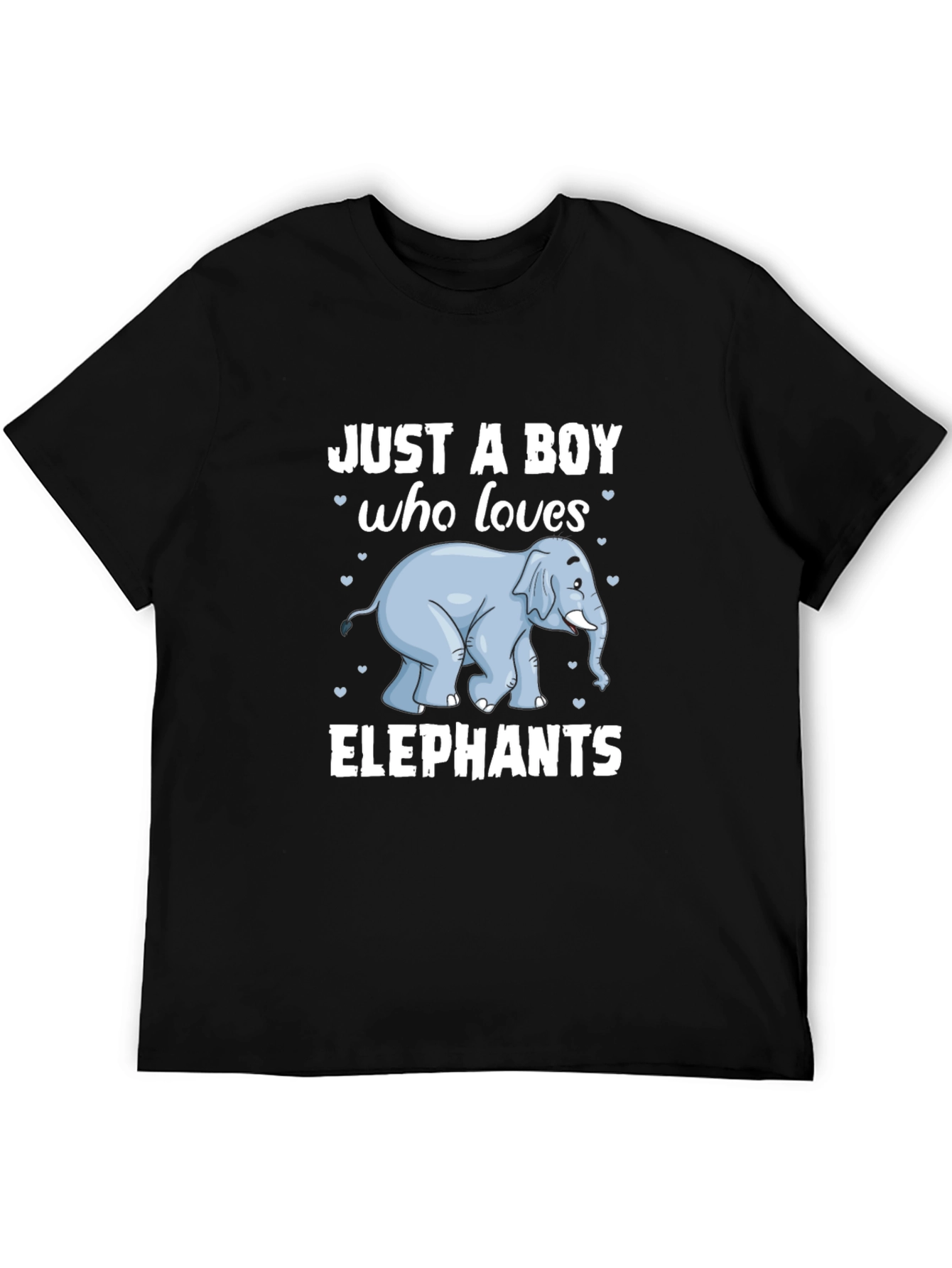 Boys Elephant Lover T-Shirt - Cute Animal Graphic Tee
