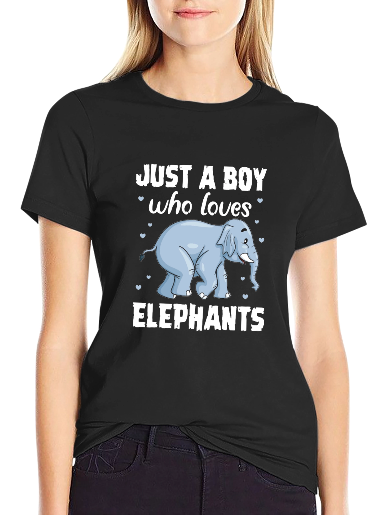 Boys Elephant Lover T-Shirt - Cute Animal Graphic Tee