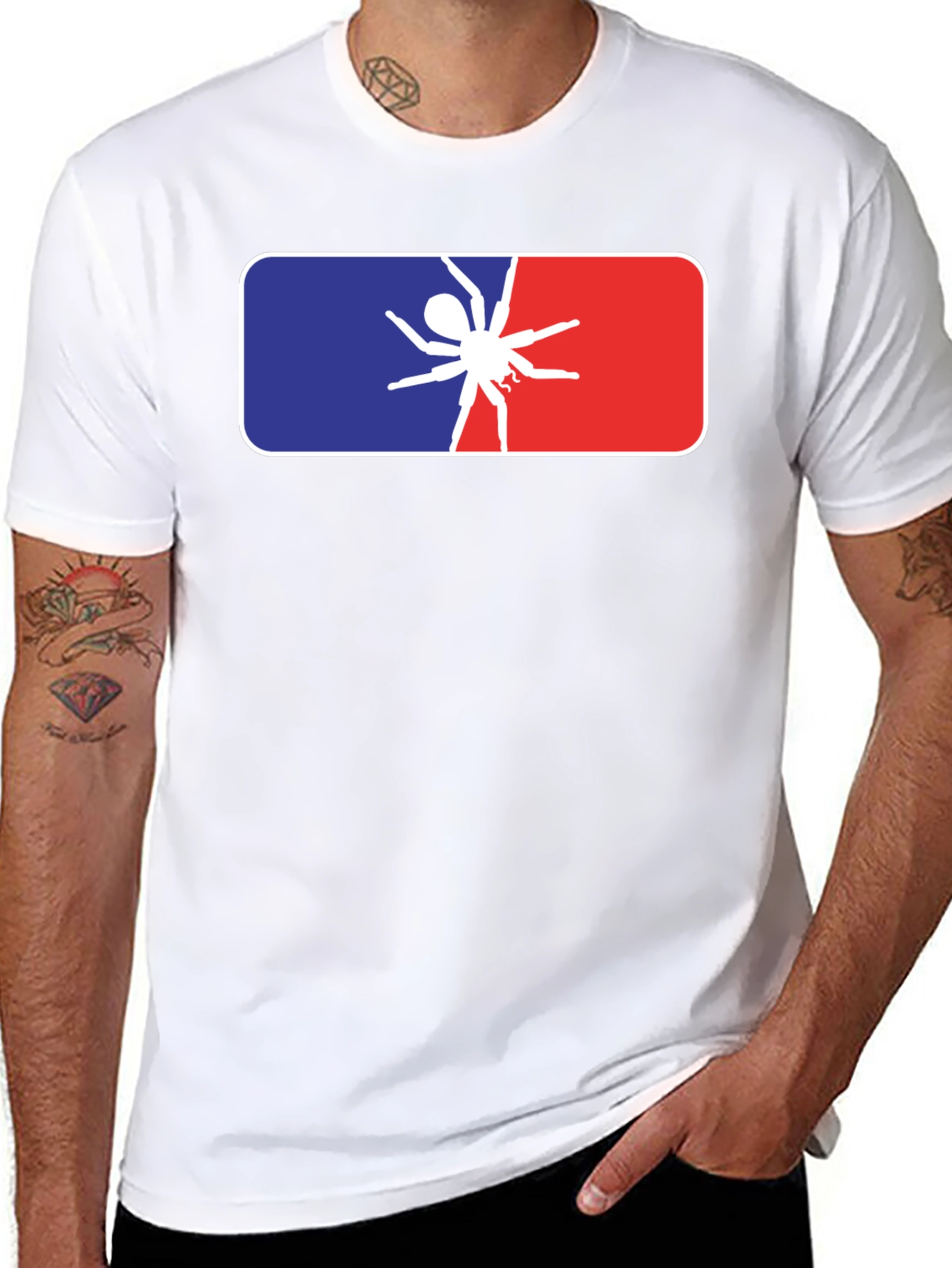 Spider Logo T-Shirt - Unique Graphic Tee