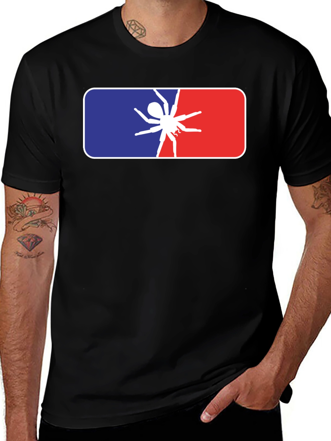 Spider Logo T-Shirt - Unique Graphic Tee