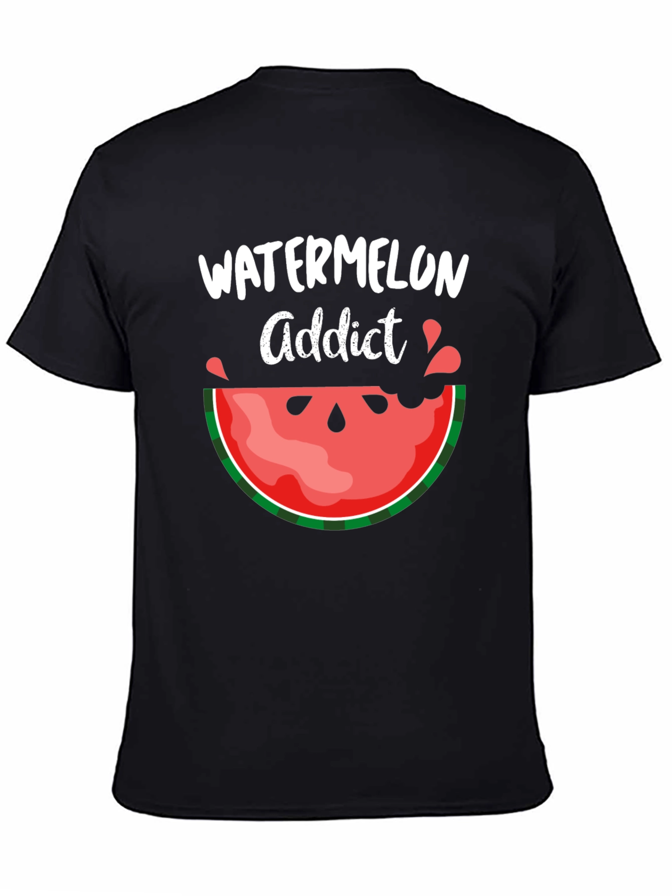 Watermelon Addict Graphic Tee - Summer Fun T-Shirt