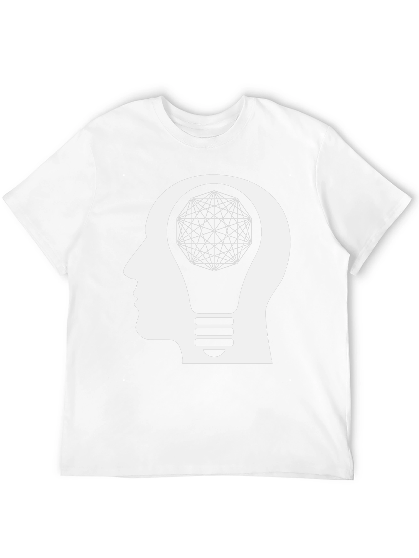 Enlightened Mind T-Shirt - Geometric Brain Power