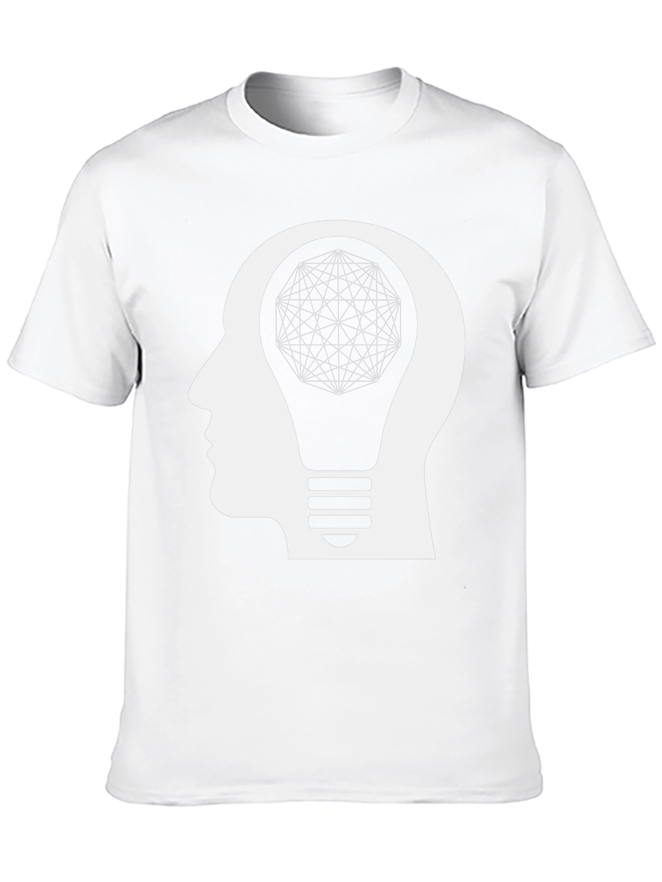 Enlightened Mind T-Shirt - Geometric Brain Power