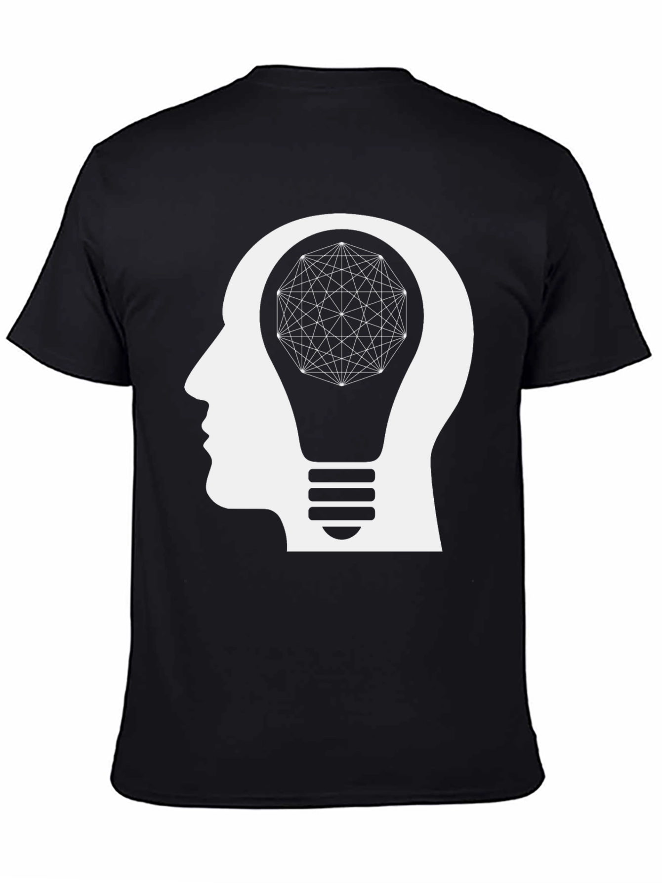 Enlightened Mind T-Shirt - Geometric Brain Power
