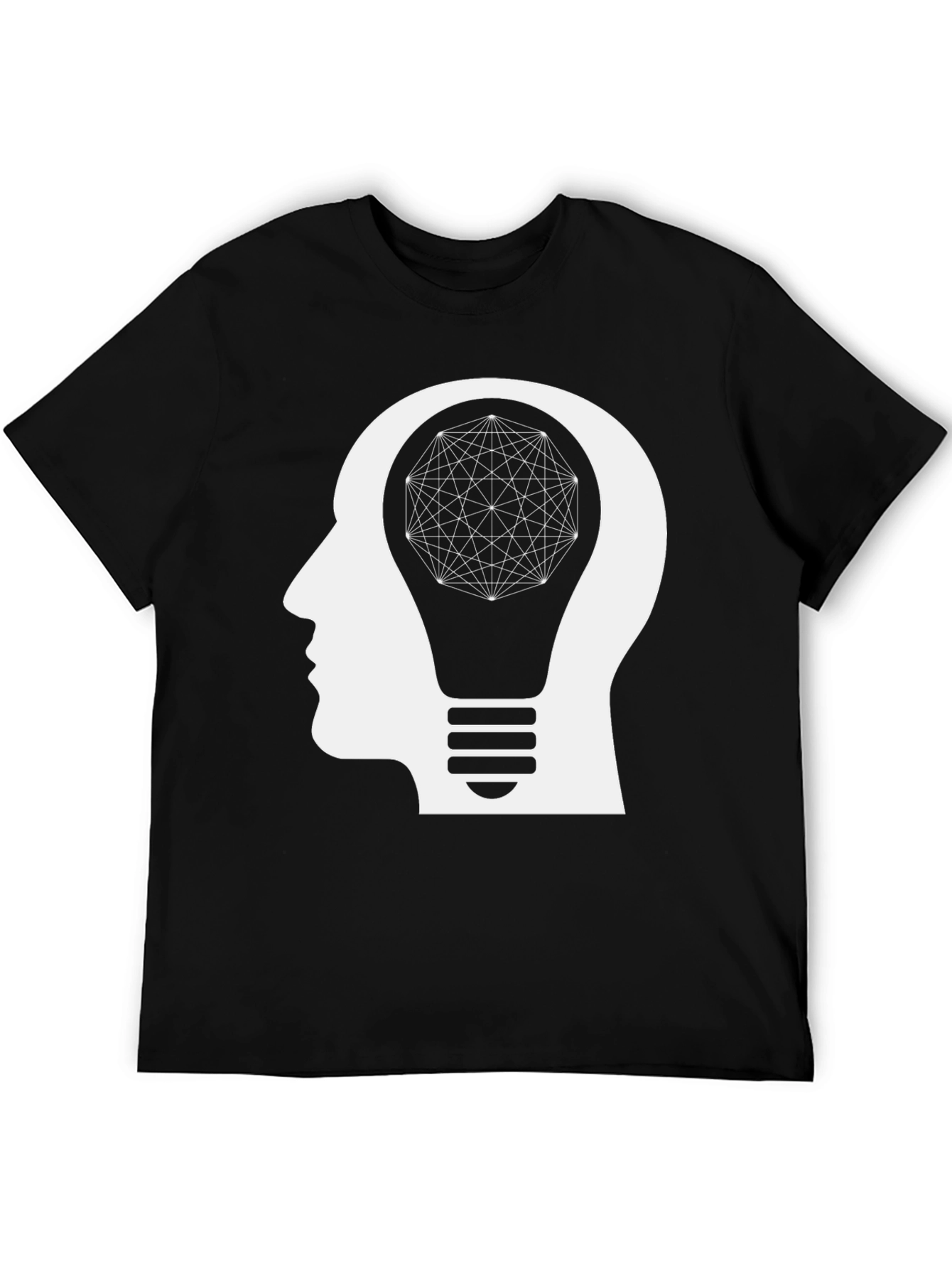 Enlightened Mind T-Shirt - Geometric Brain Power