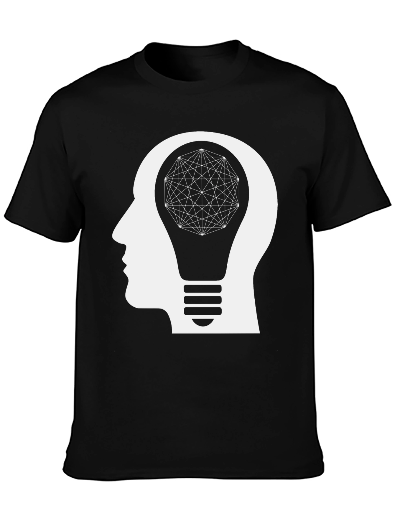 Enlightened Mind T-Shirt - Geometric Brain Power