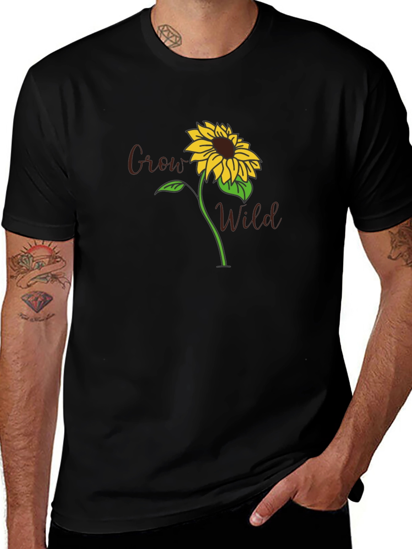 Grow Wild Sunflower Graphic Tee