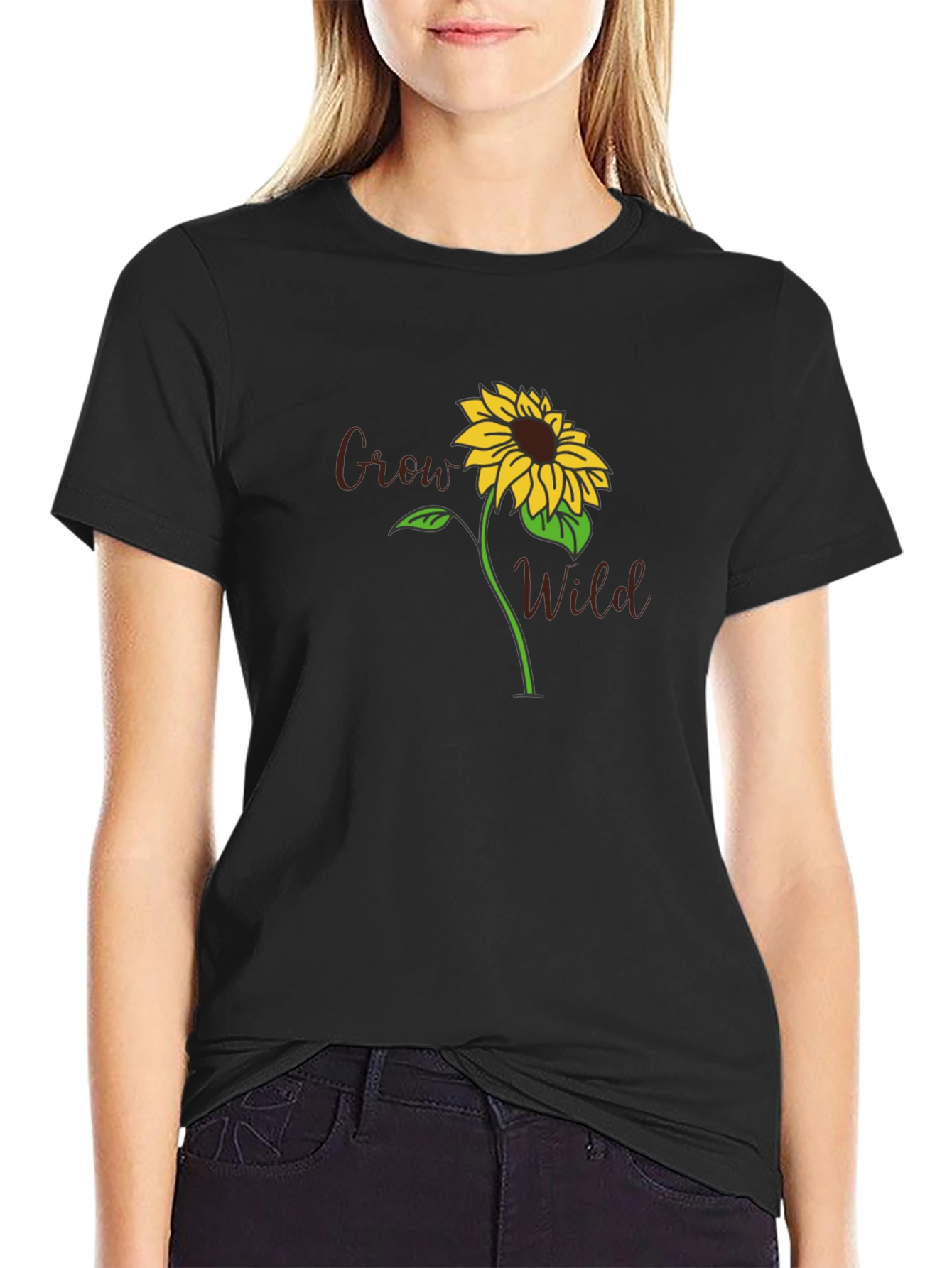 Grow Wild Sunflower Graphic Tee