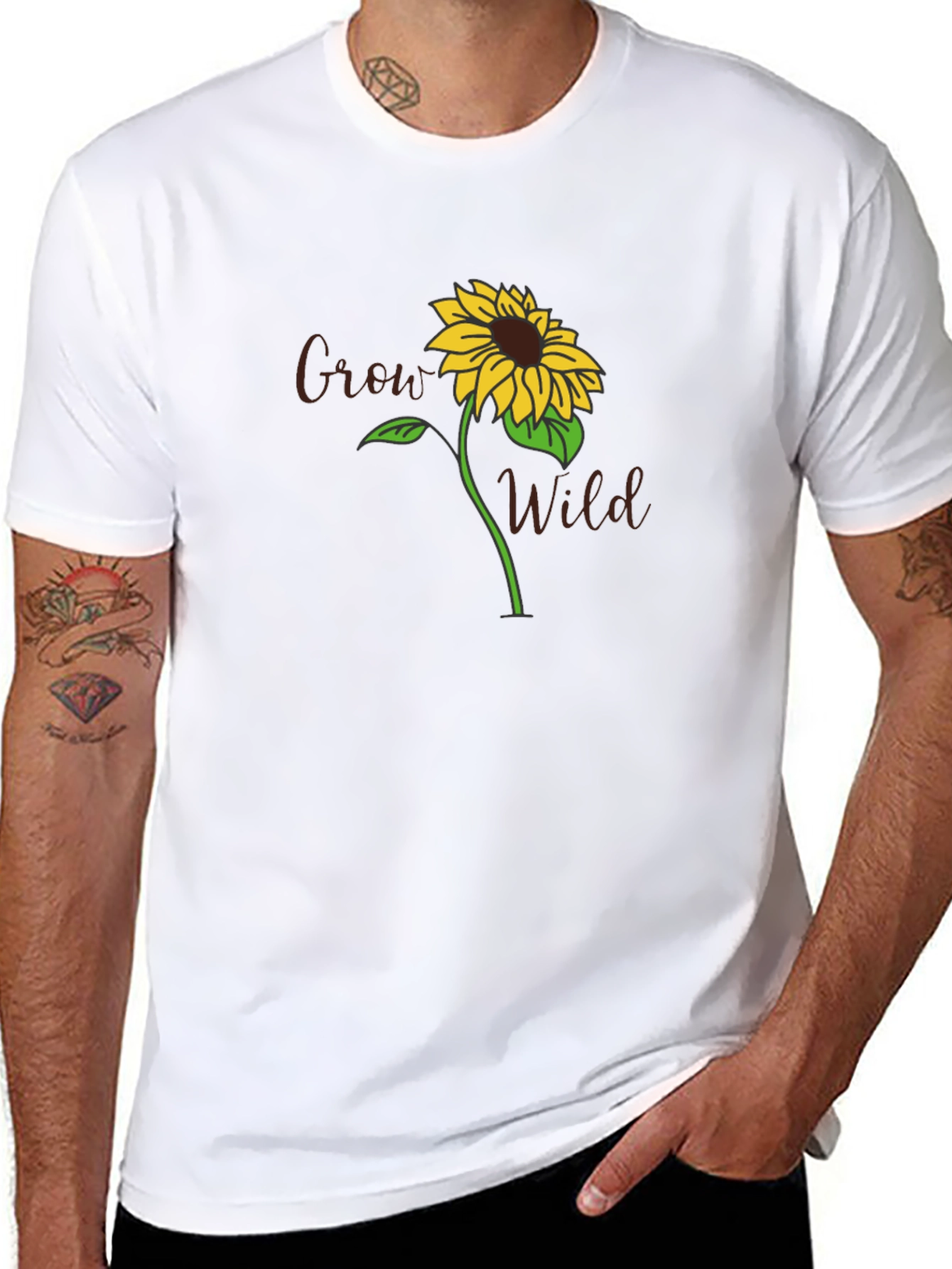 Grow Wild Sunflower Graphic Tee