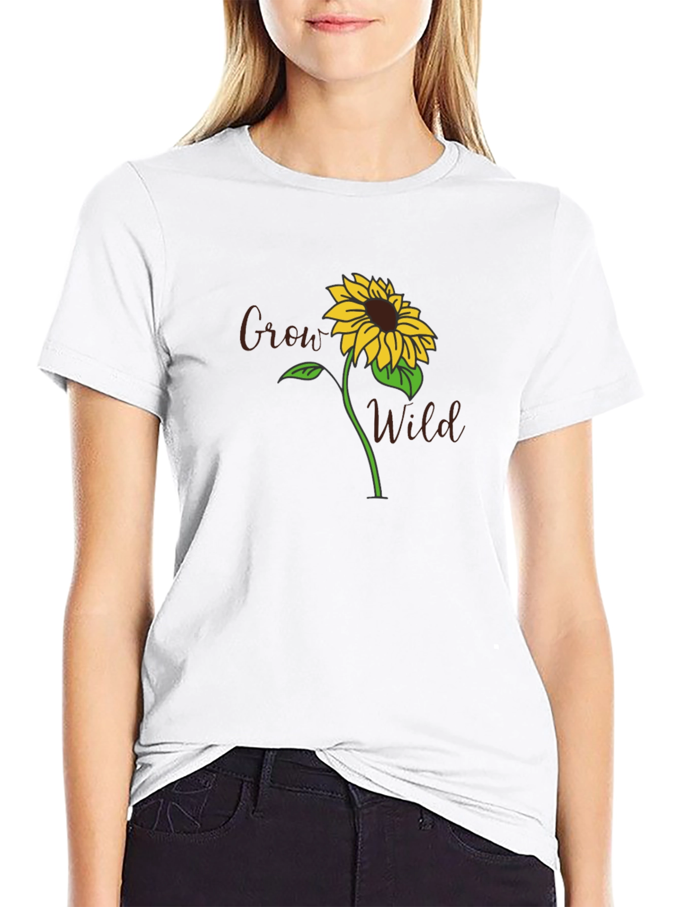 Grow Wild Sunflower Graphic Tee