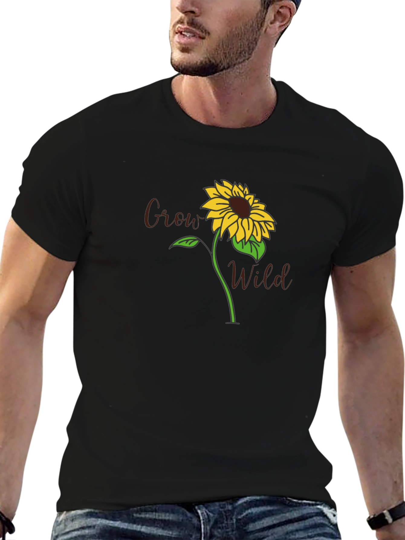 Grow Wild Sunflower Graphic Tee
