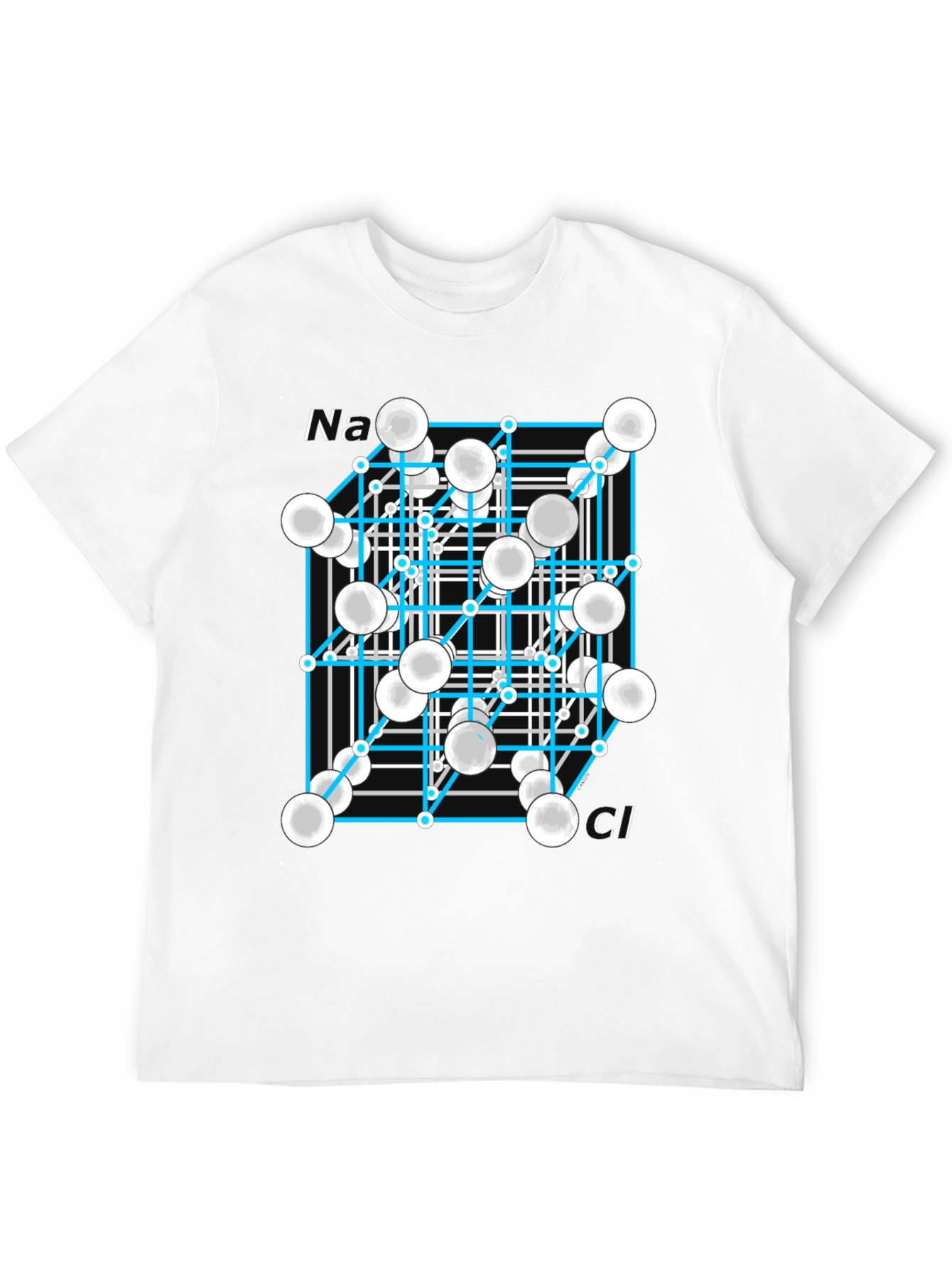 Sodium Chloride Molecule T-Shirt