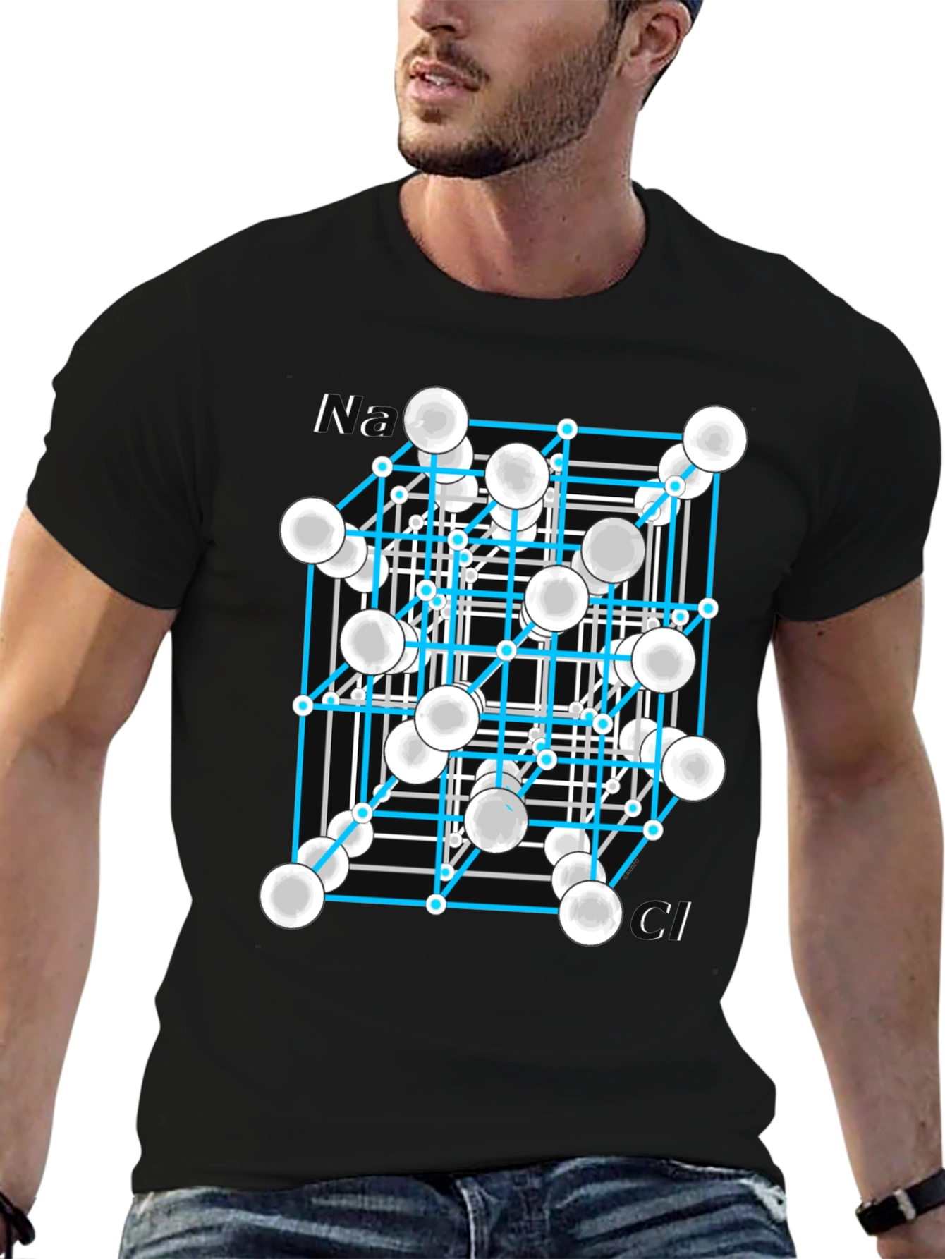 Sodium Chloride Molecule T-Shirt