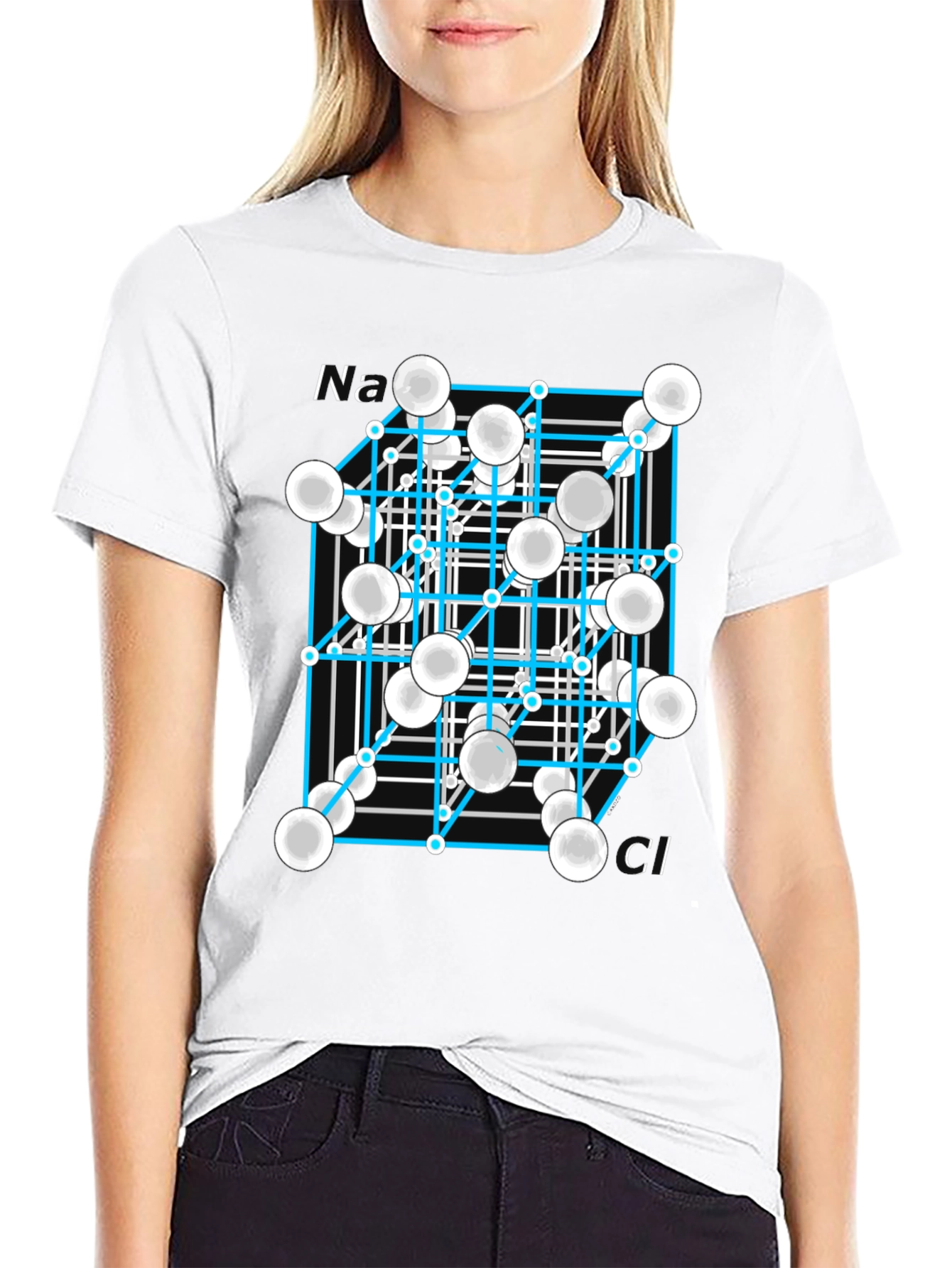 Sodium Chloride Molecule T-Shirt