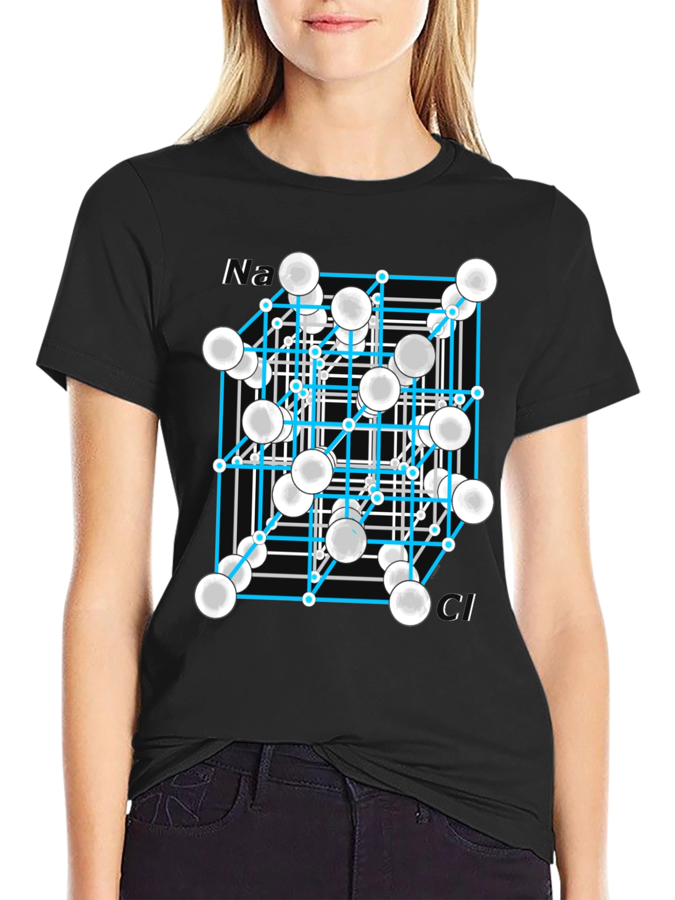 Sodium Chloride Molecule T-Shirt