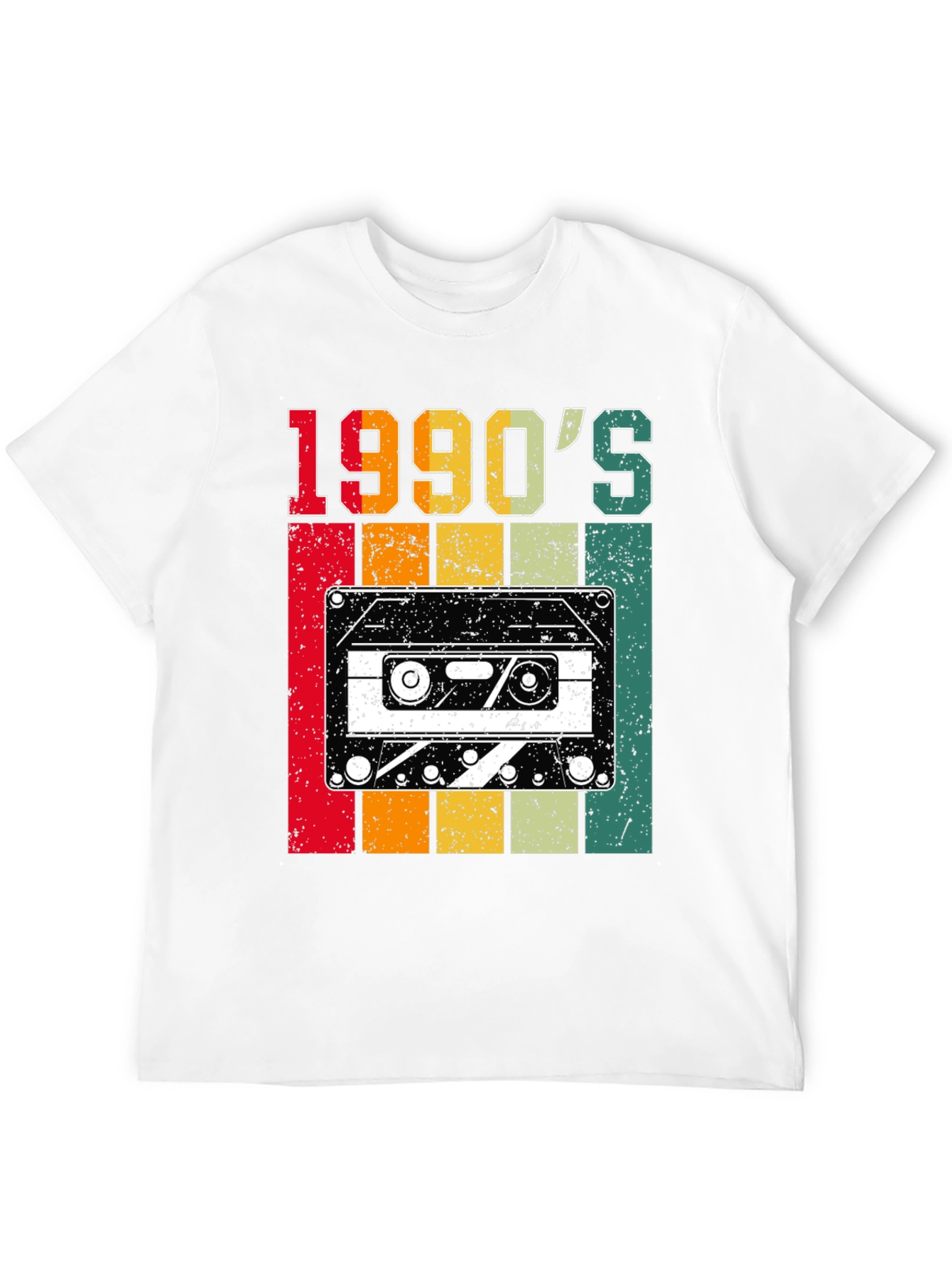Retro 1990s Cassette Tape Graphic T-Shirt