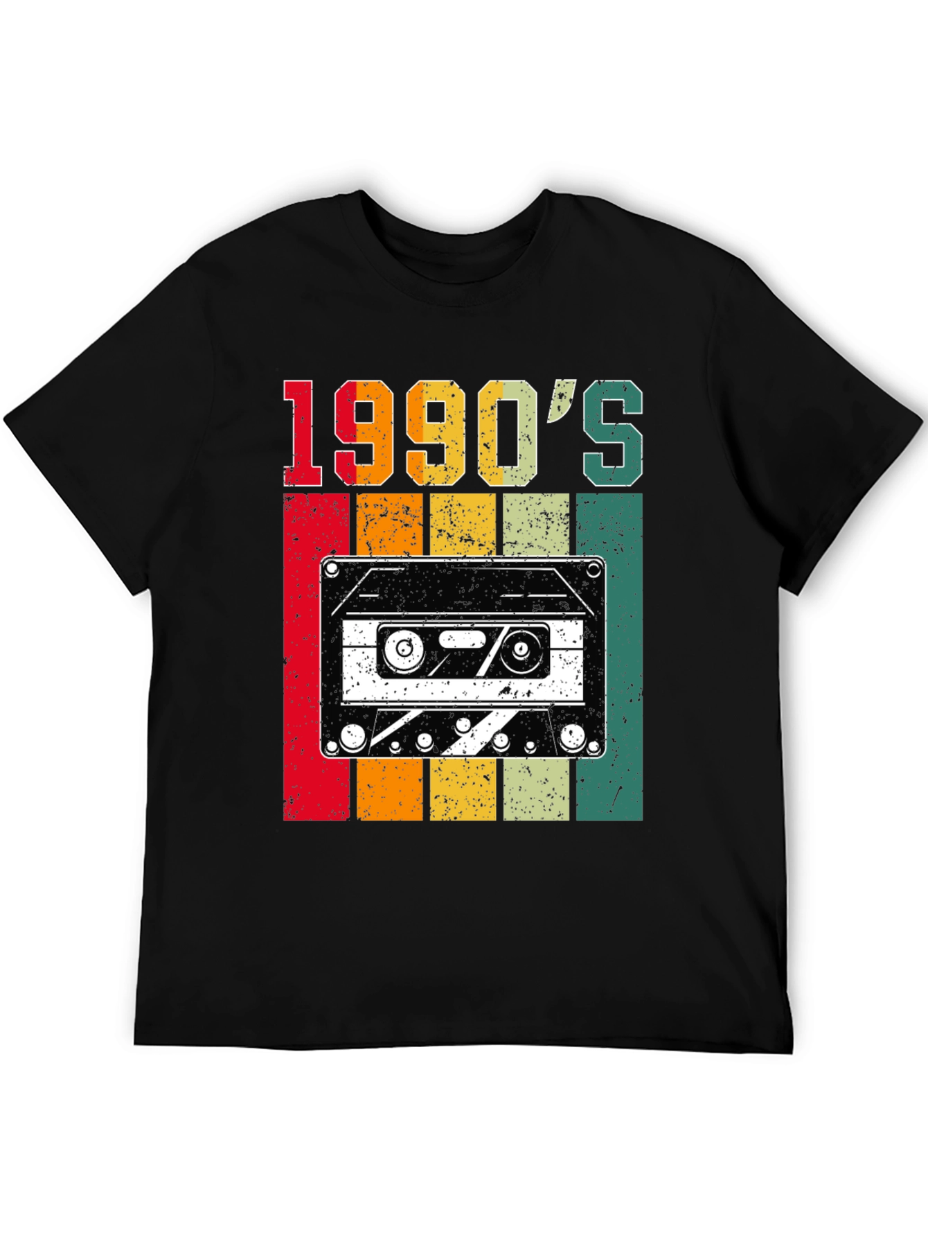 Retro 1990s Cassette Tape Graphic T-Shirt