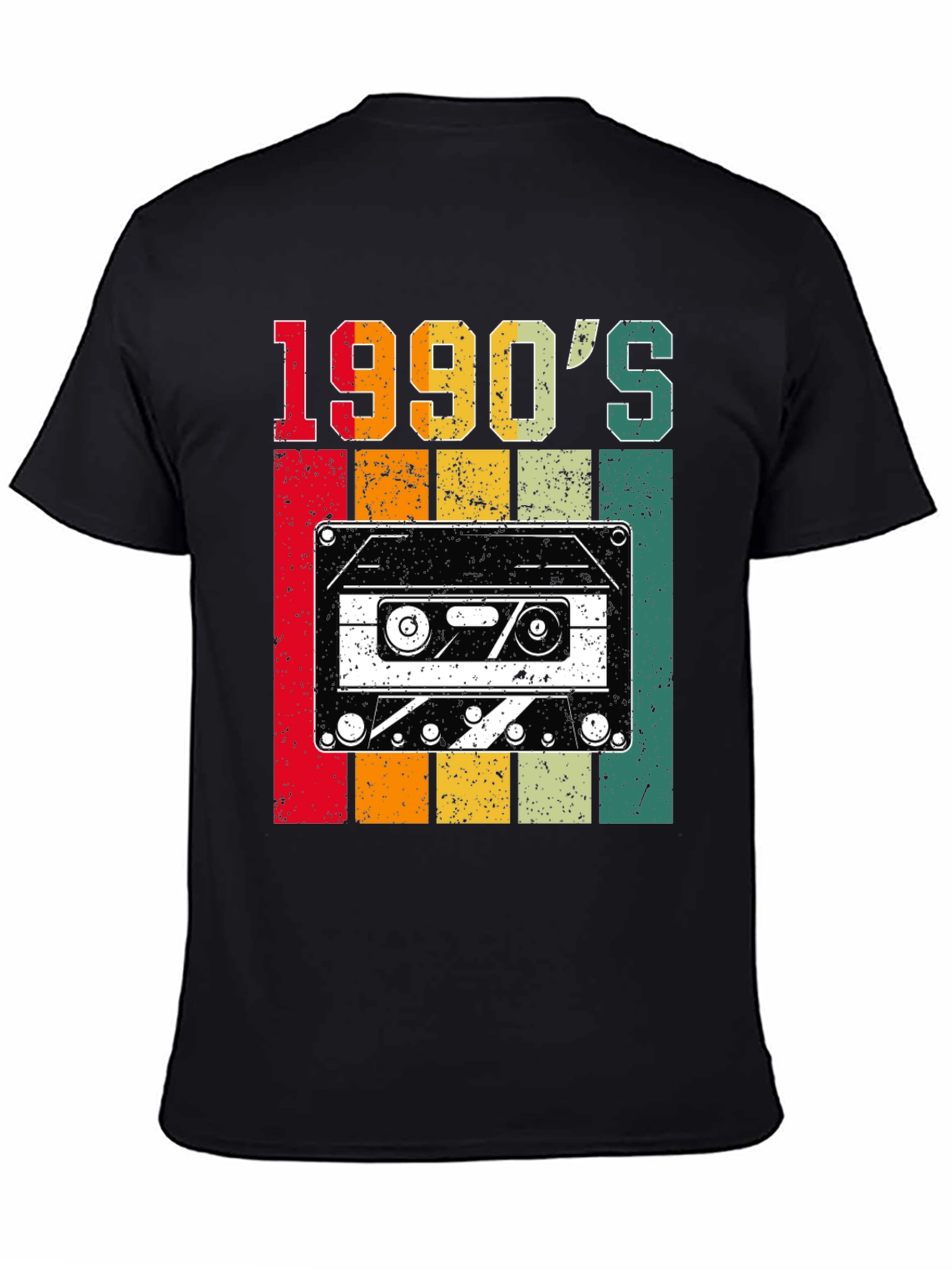Retro 1990s Cassette Tape Graphic T-Shirt