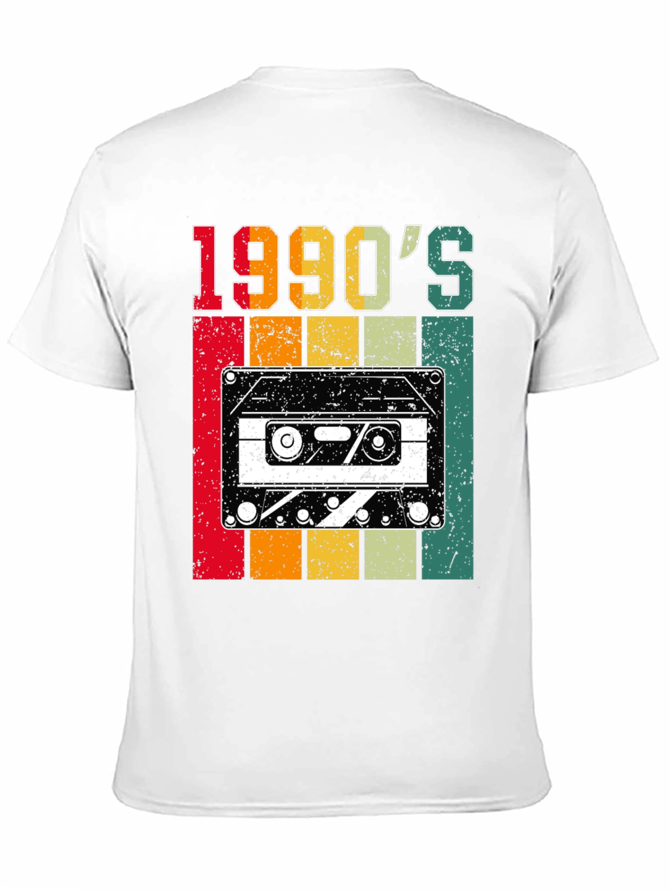 Retro 1990s Cassette Tape Graphic T-Shirt