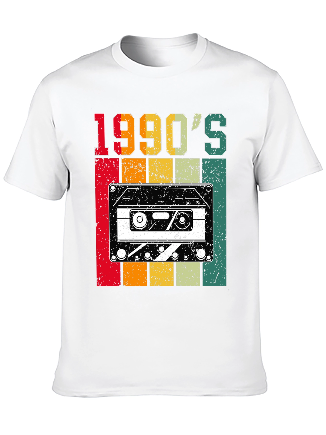 Retro 1990s Cassette Tape Graphic T-Shirt