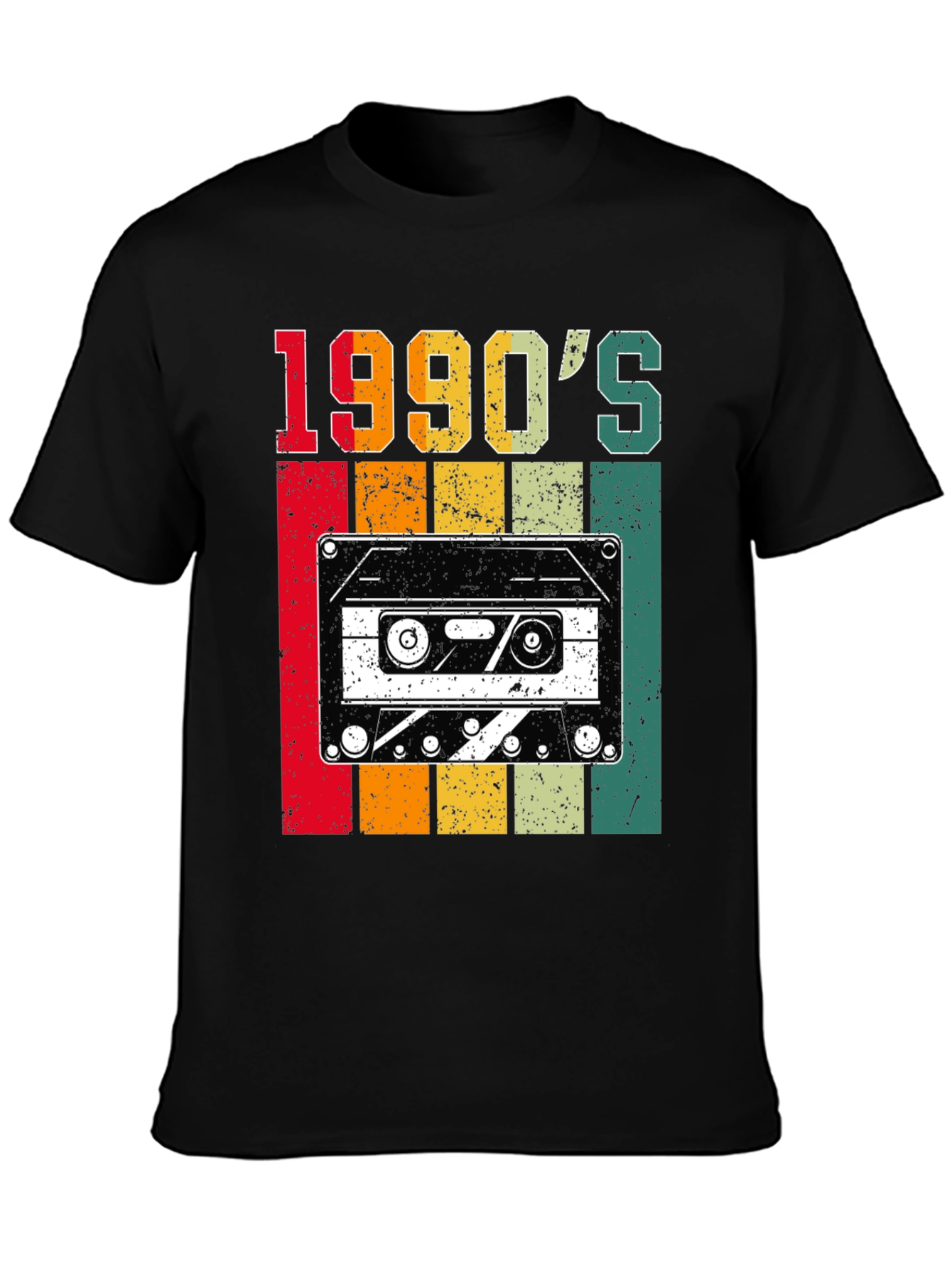 Retro 1990s Cassette Tape Graphic T-Shirt