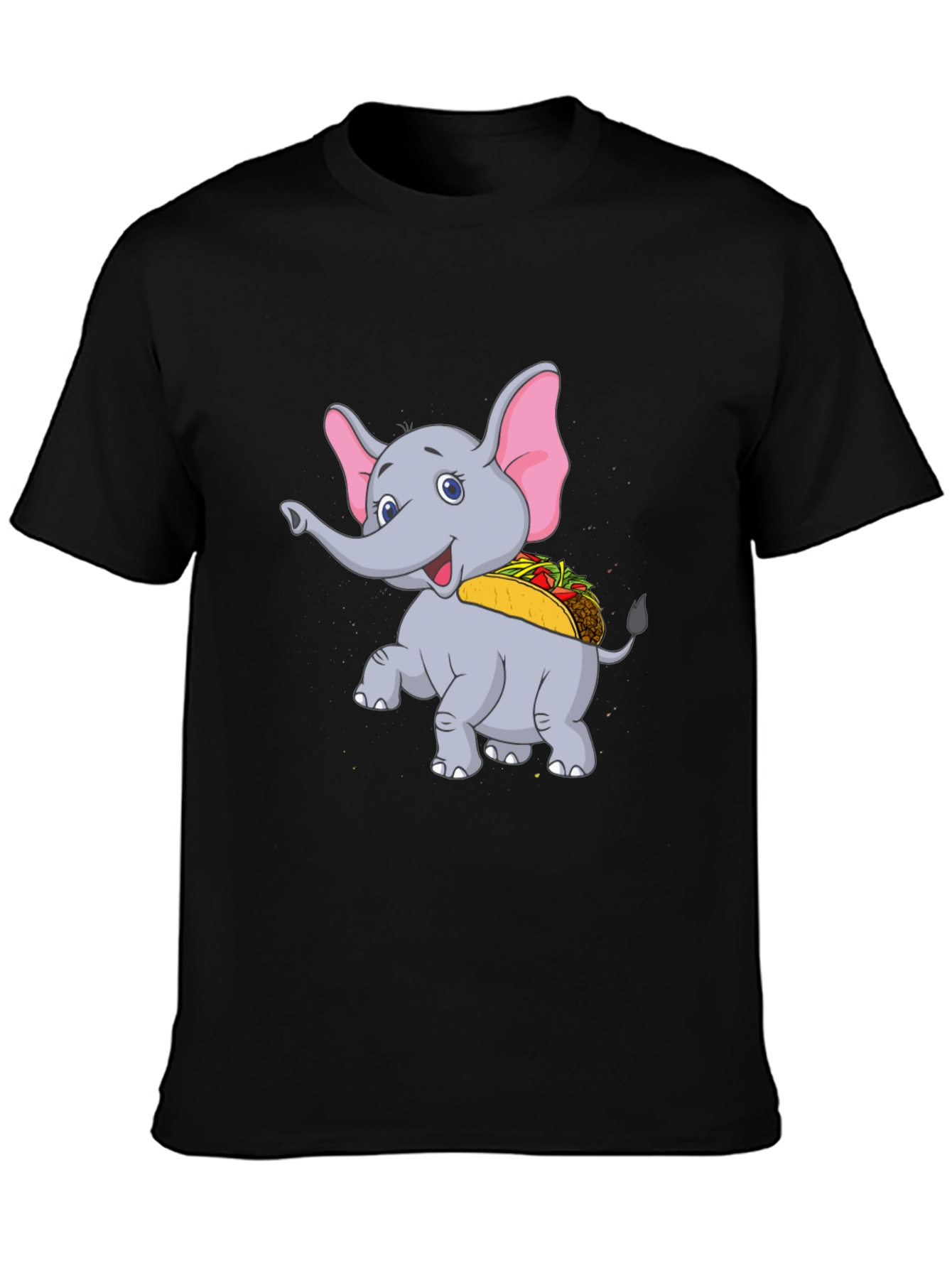 Elephant Taco T-Shirt - Cute Cartoon Animal Tee