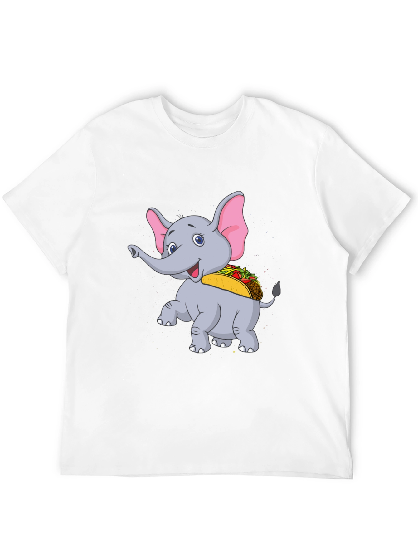 Elephant Taco T-Shirt - Cute Cartoon Animal Tee