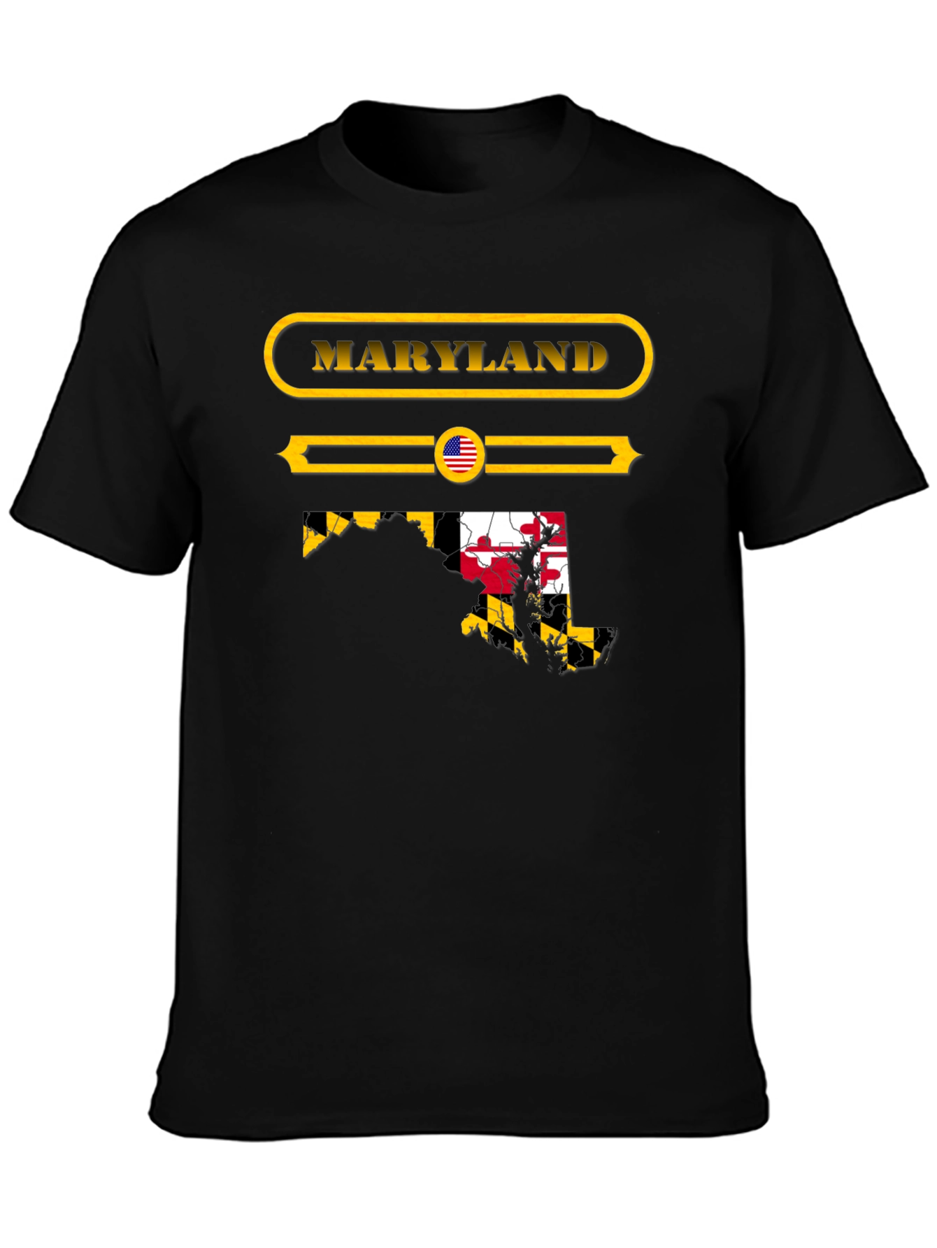 Maryland State Pride T-Shirt - Black