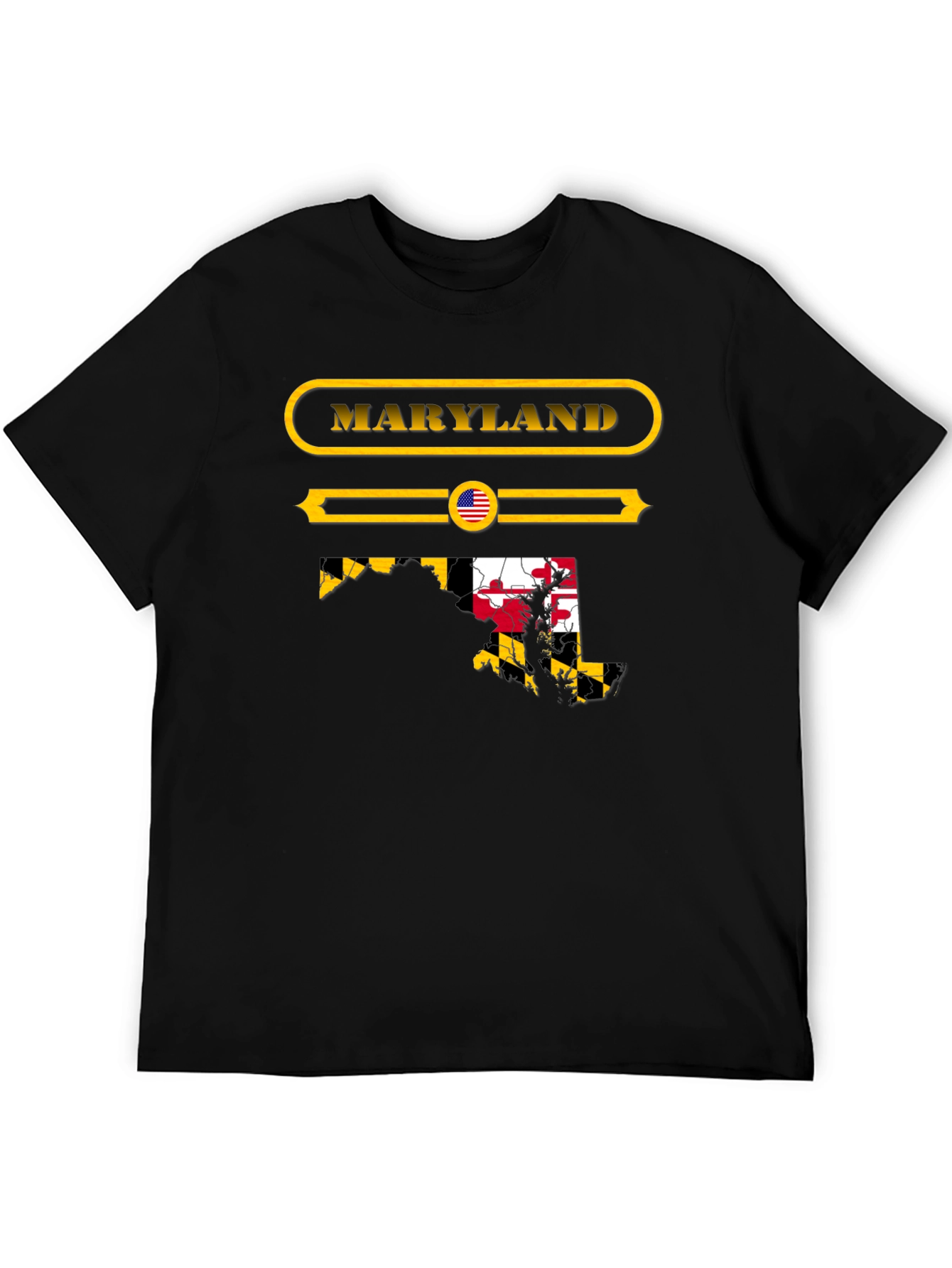 Maryland State Pride T-Shirt - Black