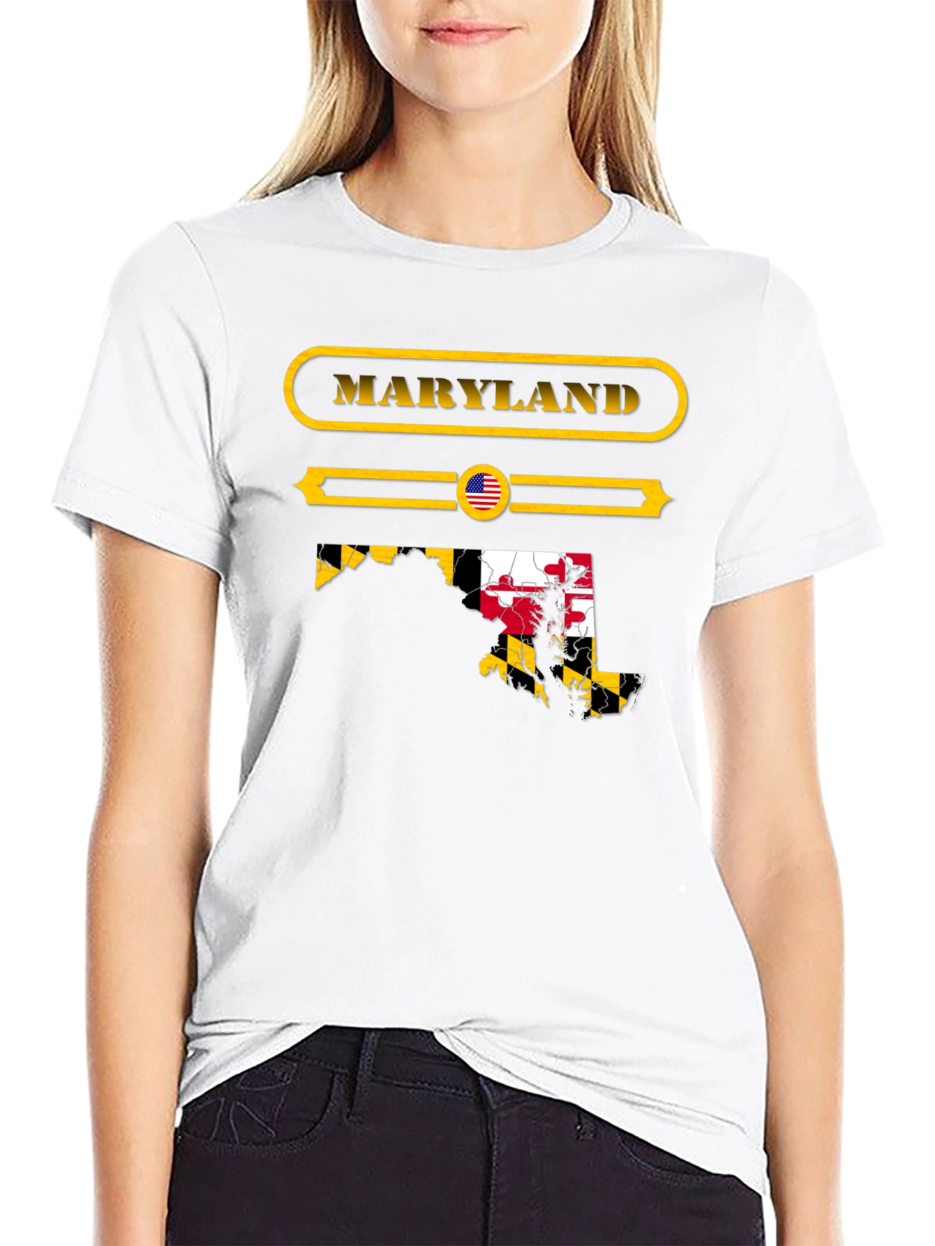 Maryland State Pride T-Shirt - Black