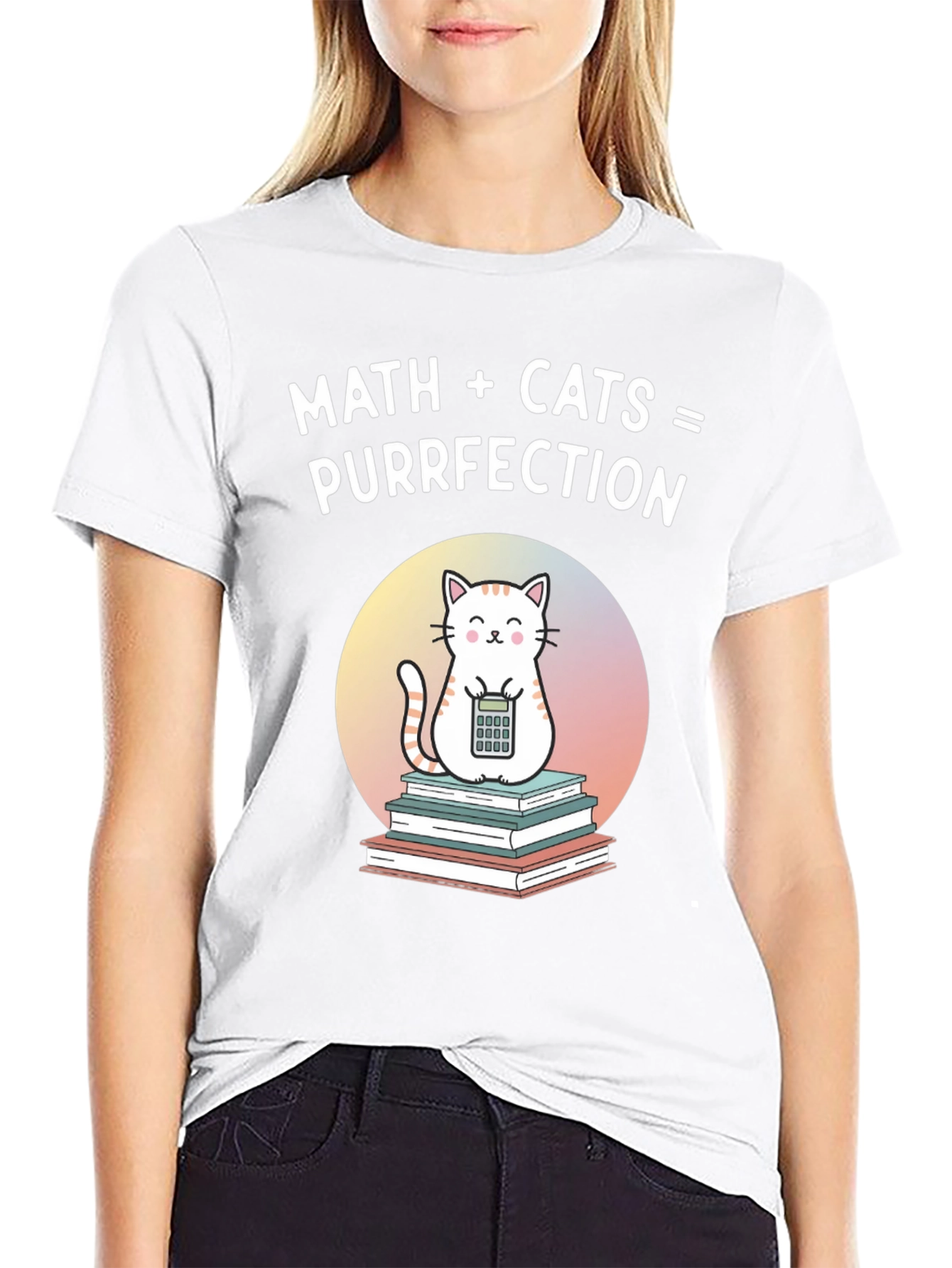 Math + Cats = Purrfection Graphic T-Shirt