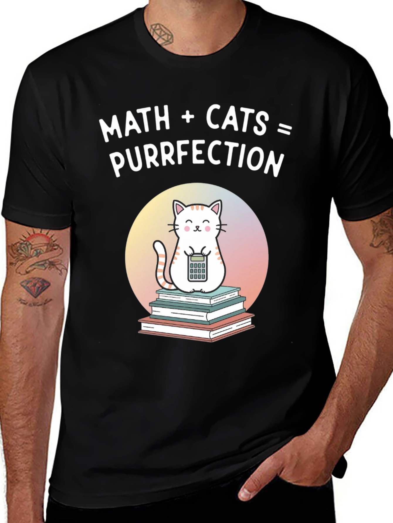 Math + Cats = Purrfection Graphic T-Shirt