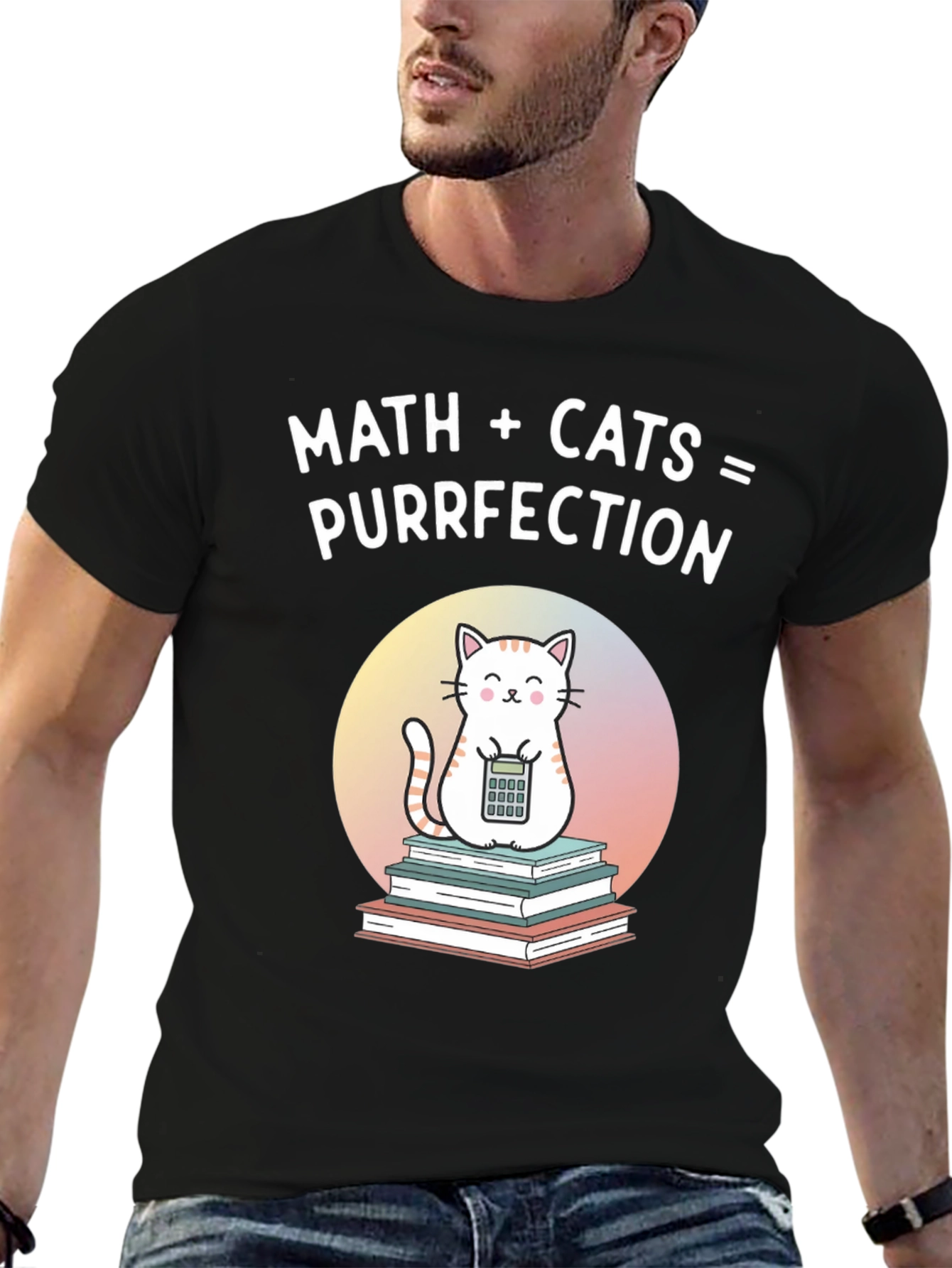 Math + Cats = Purrfection Graphic T-Shirt