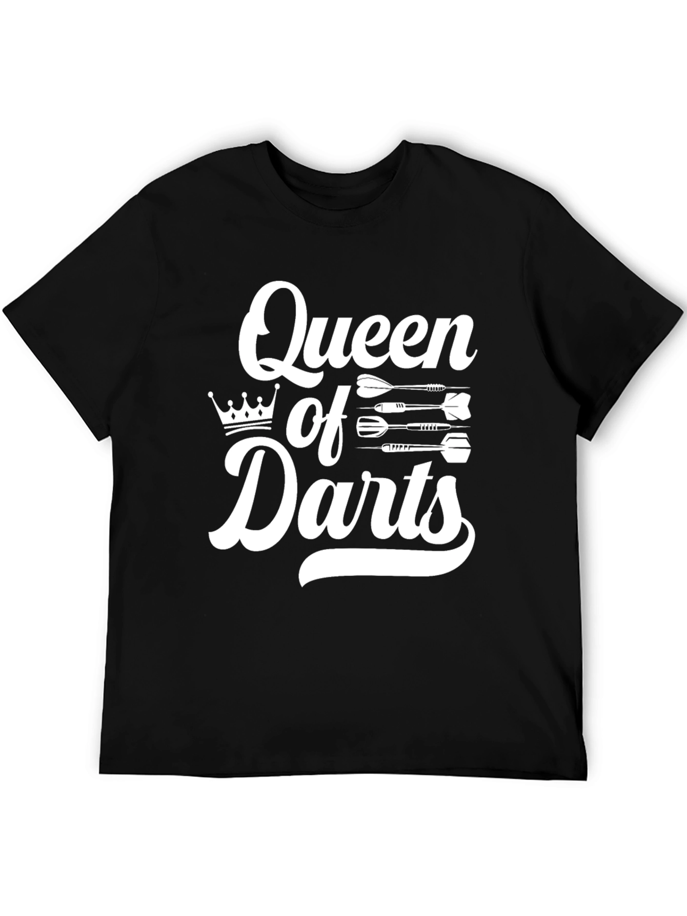 Queen of Darts Graphic T-Shirt - Dart Player Apparel