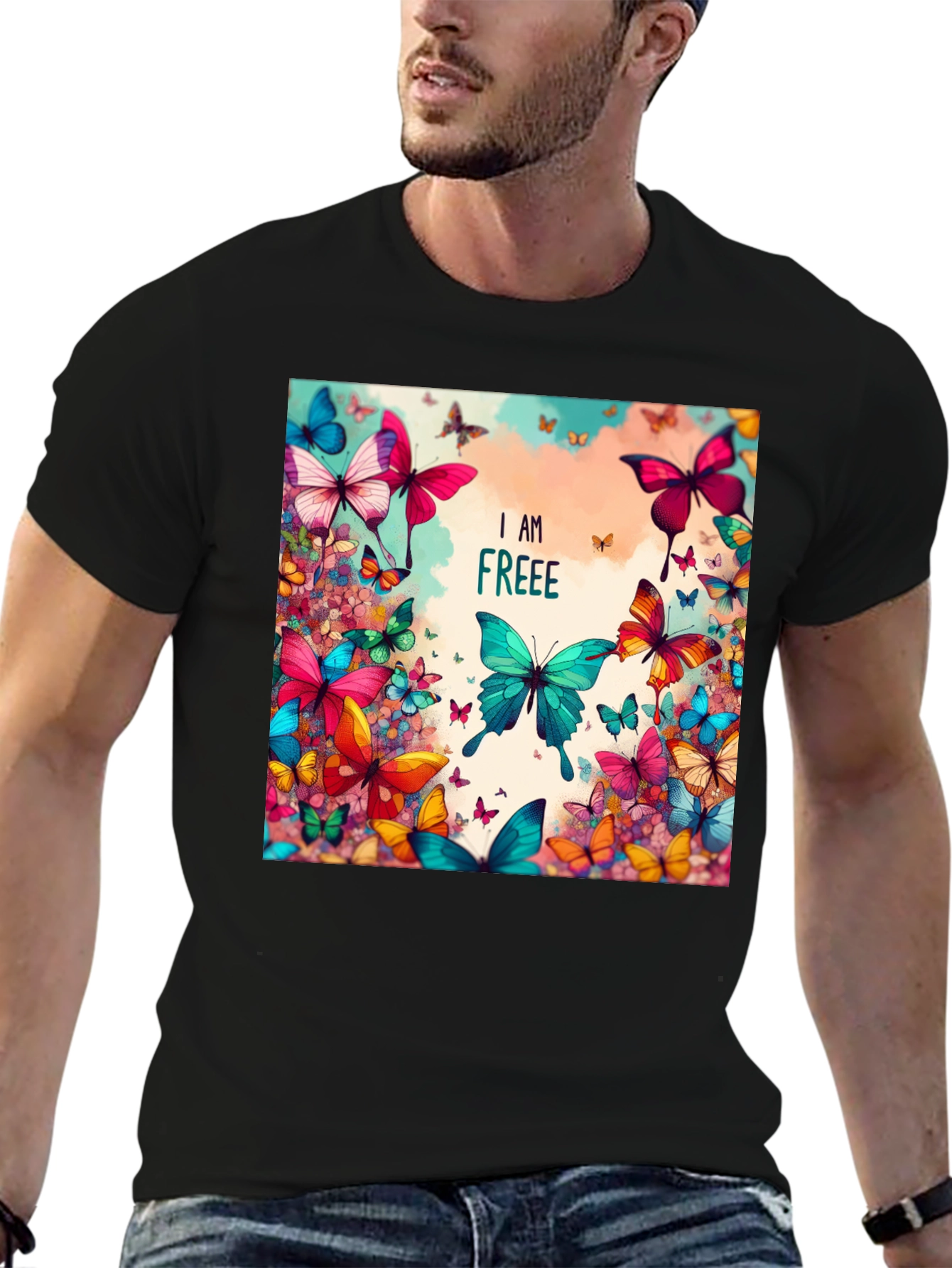 I am Free Butterfly T-Shirt