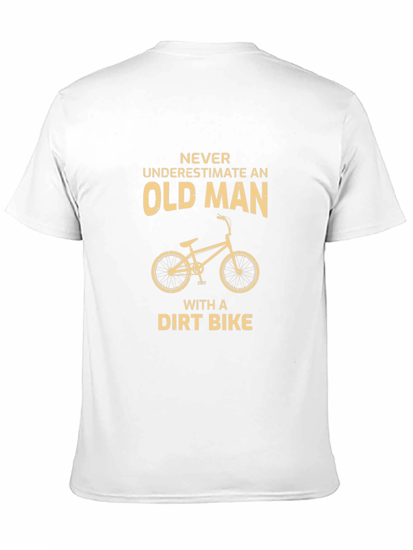 Funny Old Man Dirt Bike T-Shirt