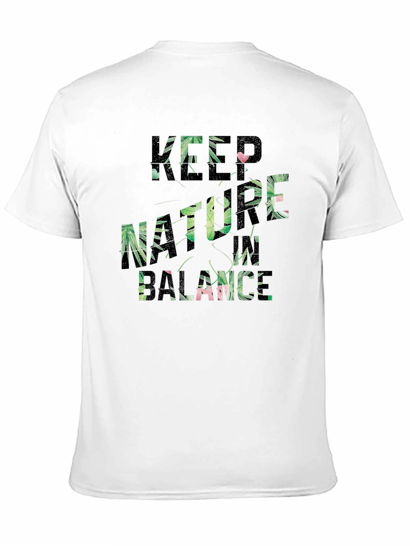 Keep Nature in Balance Graphic Tee - Black