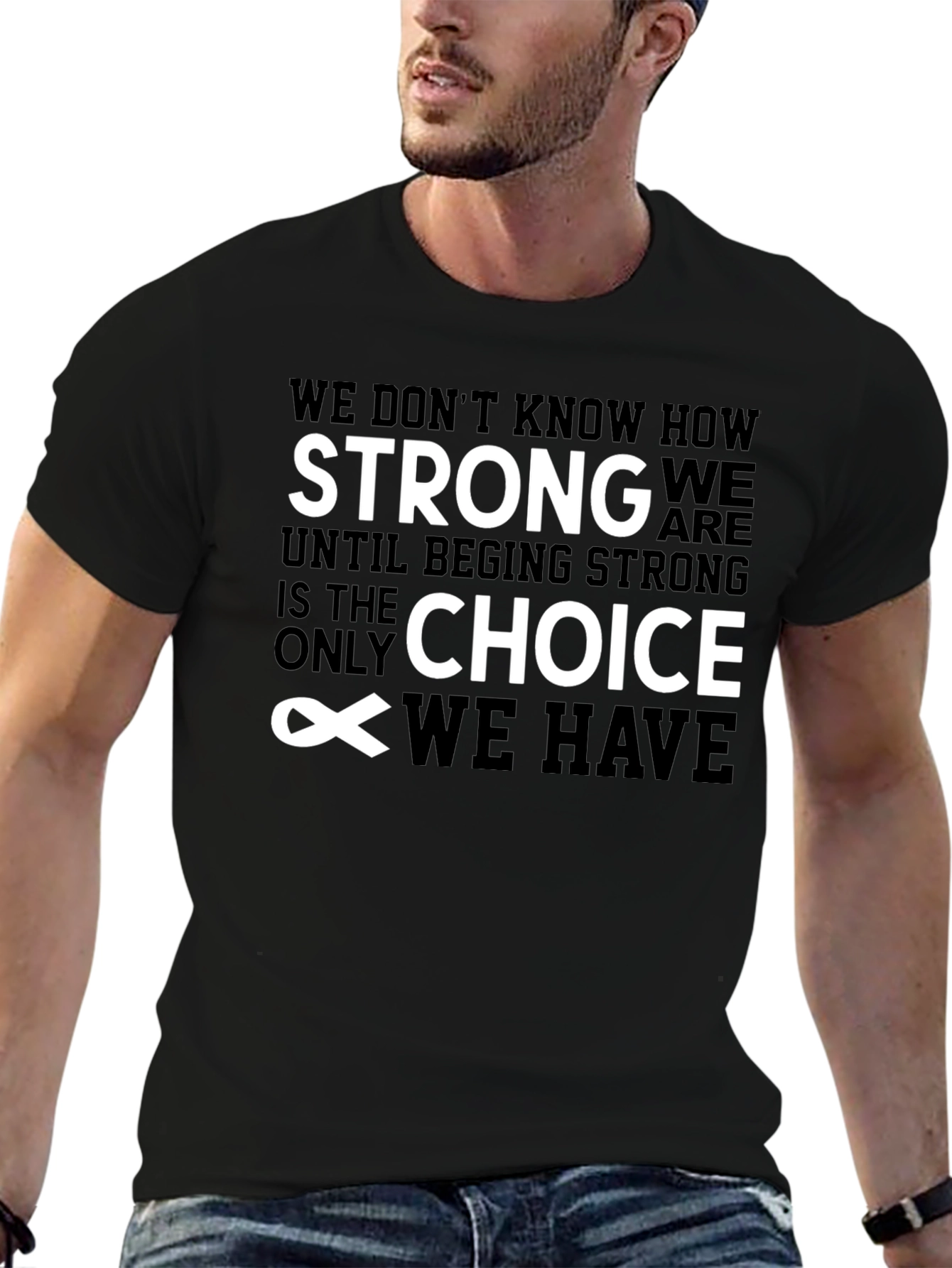 Inspirational Quote Black T-Shirt