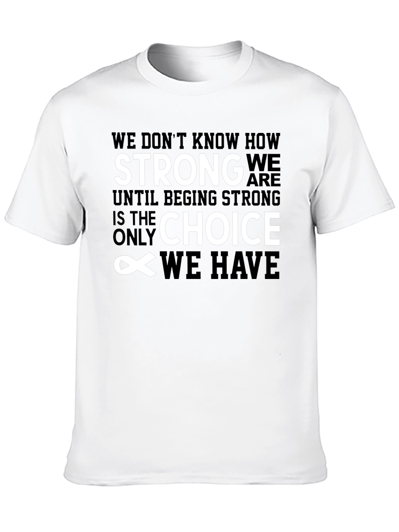 Inspirational Quote Black T-Shirt