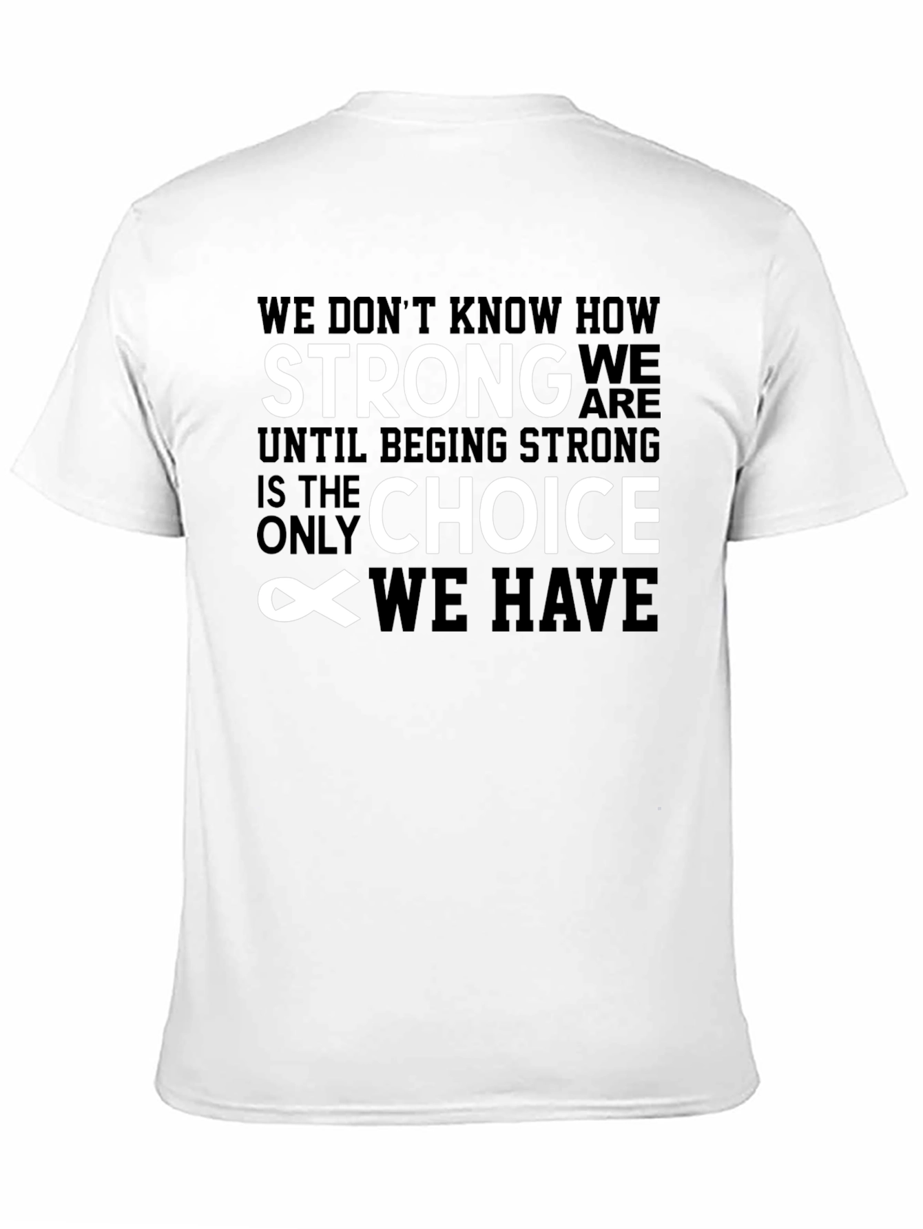 Inspirational Quote Black T-Shirt