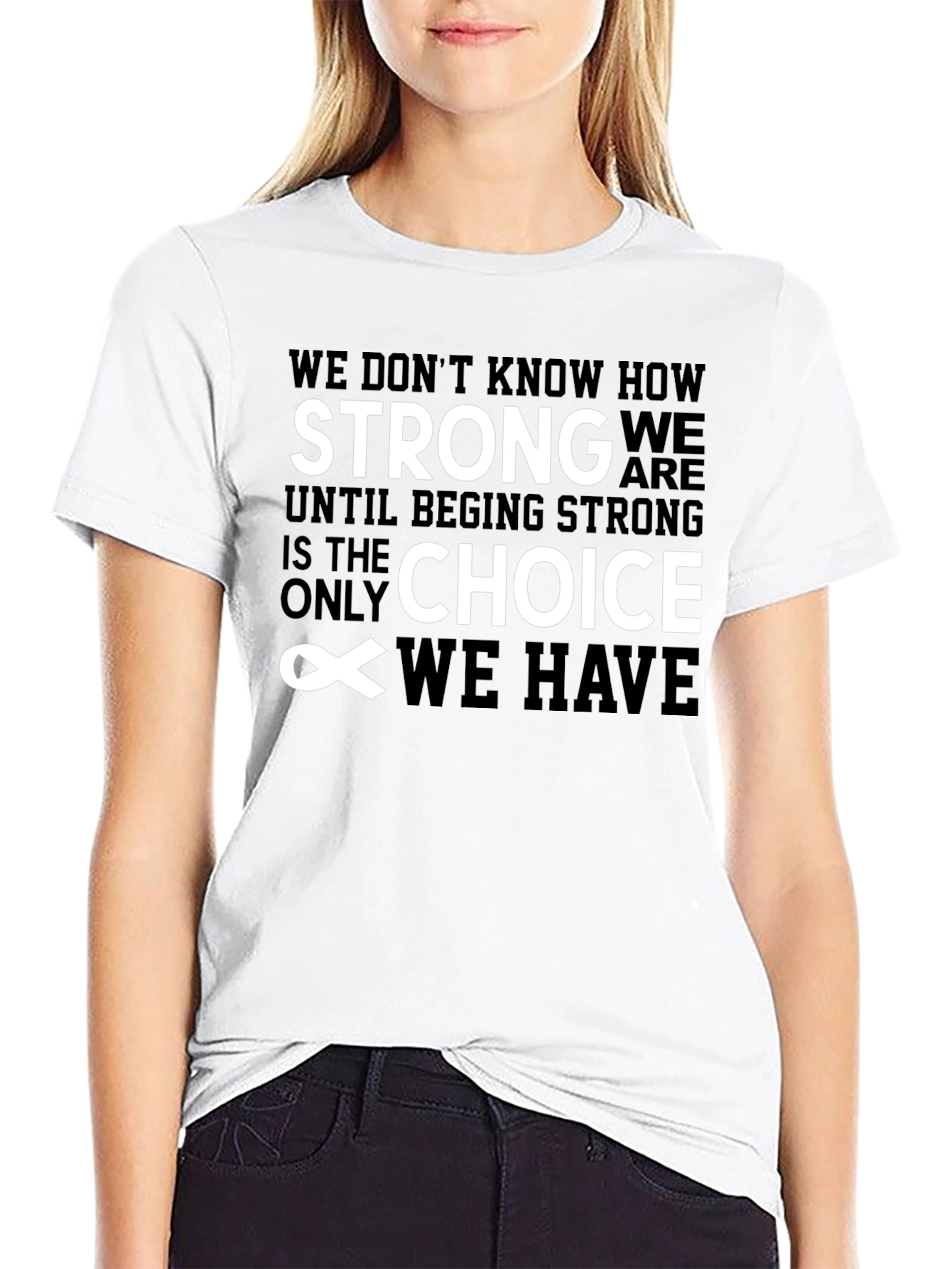 Inspirational Quote Black T-Shirt